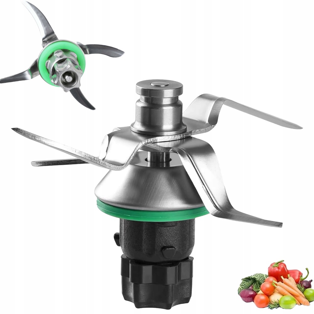 Ostry nóż mieszający zamiennik Thermomix TM6 TM7 stal nierdzewna uszczelka