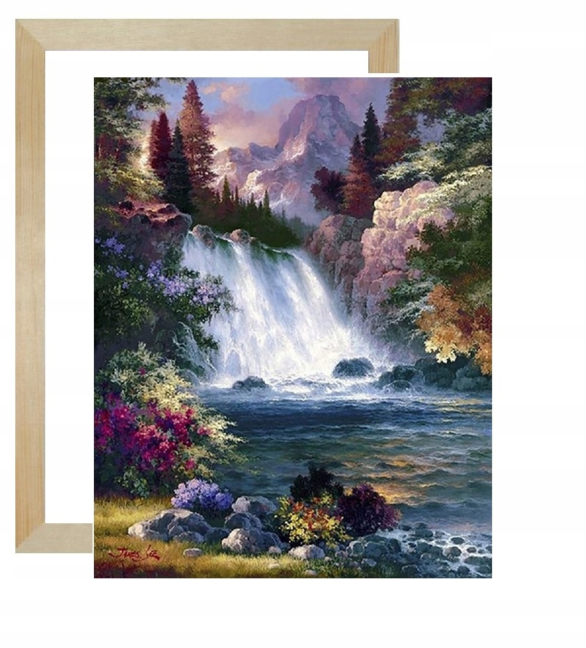 

Ramka 25X35 Drewniana Diamentowy Haft Mozaika