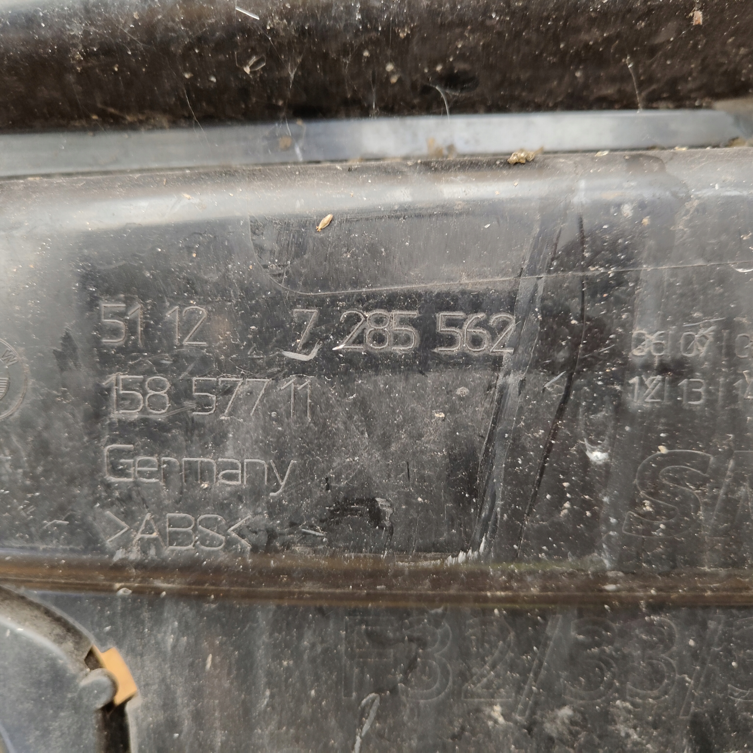bumper bracket rear part right left BMW 3 F34 GT