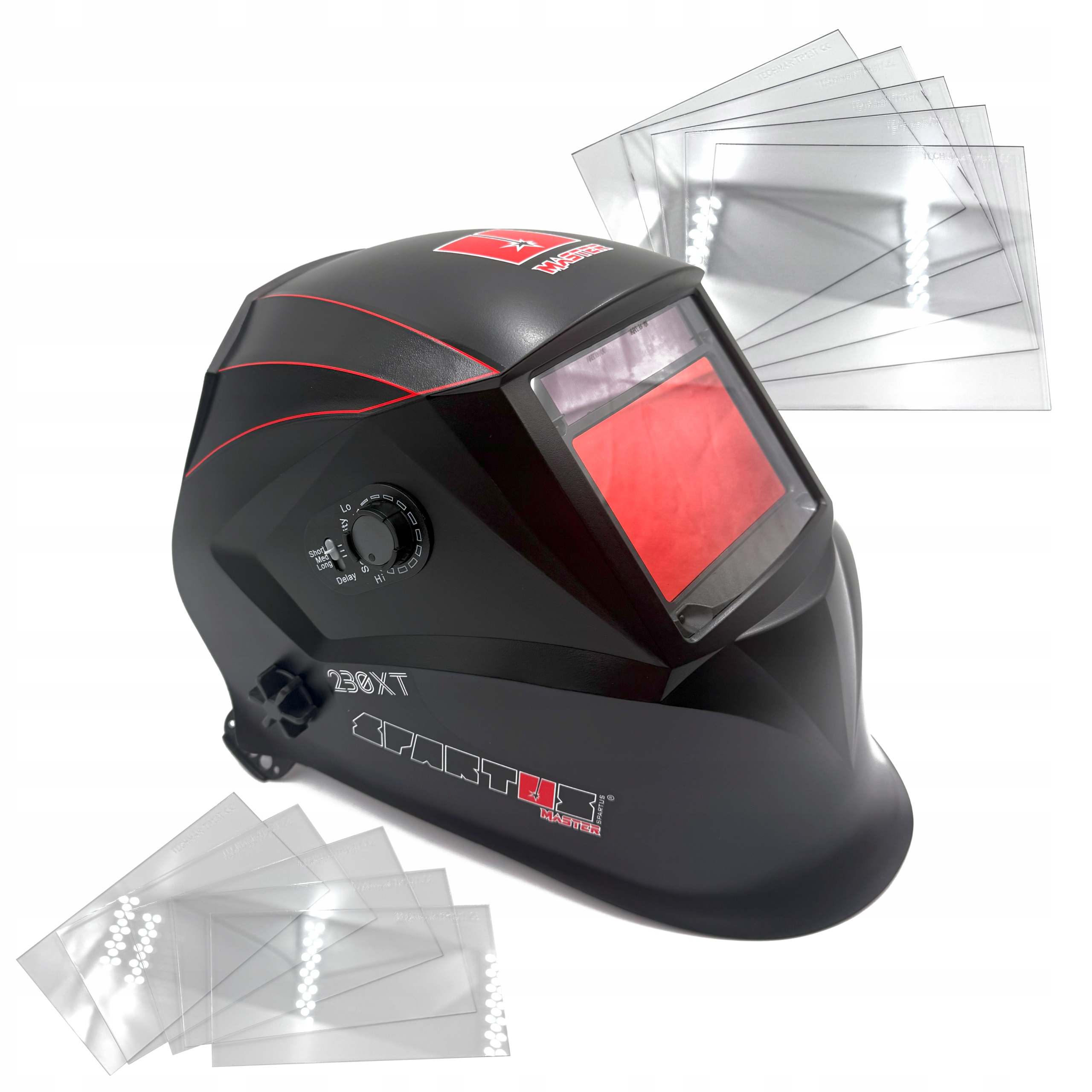 Przyłbica automatyczna Spartus Master 230XT True Color Din 9-13 szybki