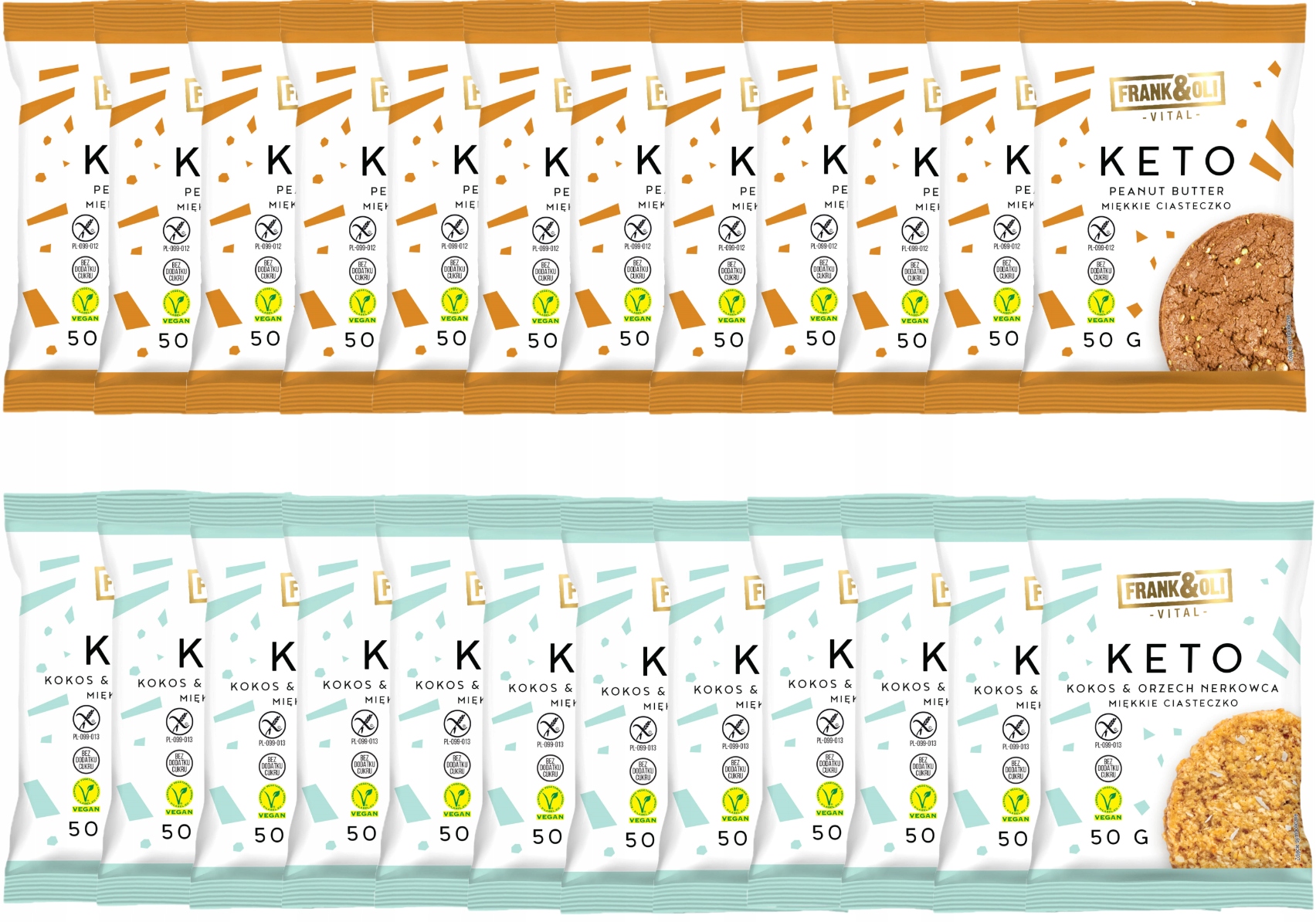 Levně Frank&oli Sada Sušenek Keto x24