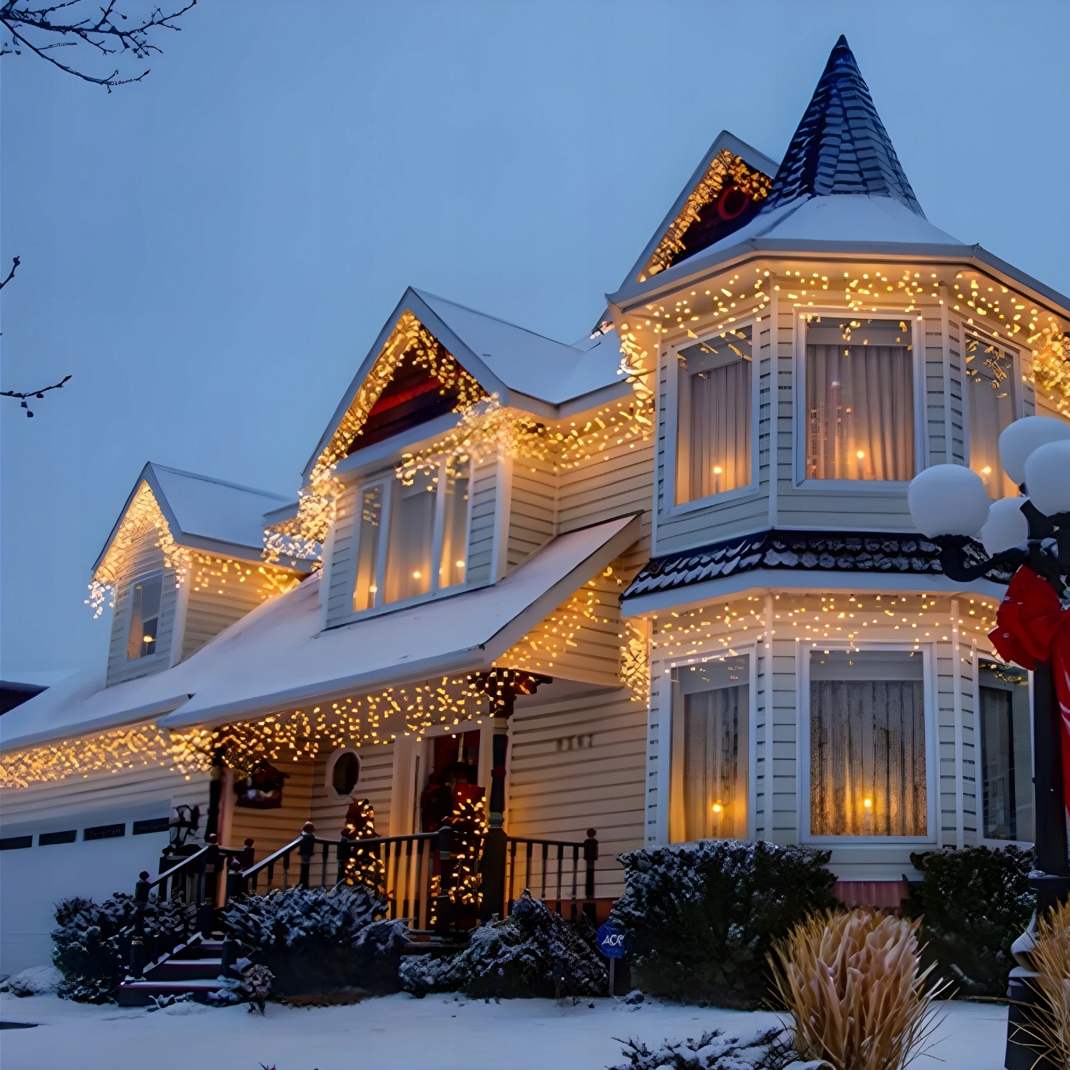 DŁUGIE LAMPKI ZEWNĘTRZNE 19 M SOPLE 500 LED ŚWIATEŁKA ŚWIĄTECZNE IP44 STAŁE Kod producenta CL0501