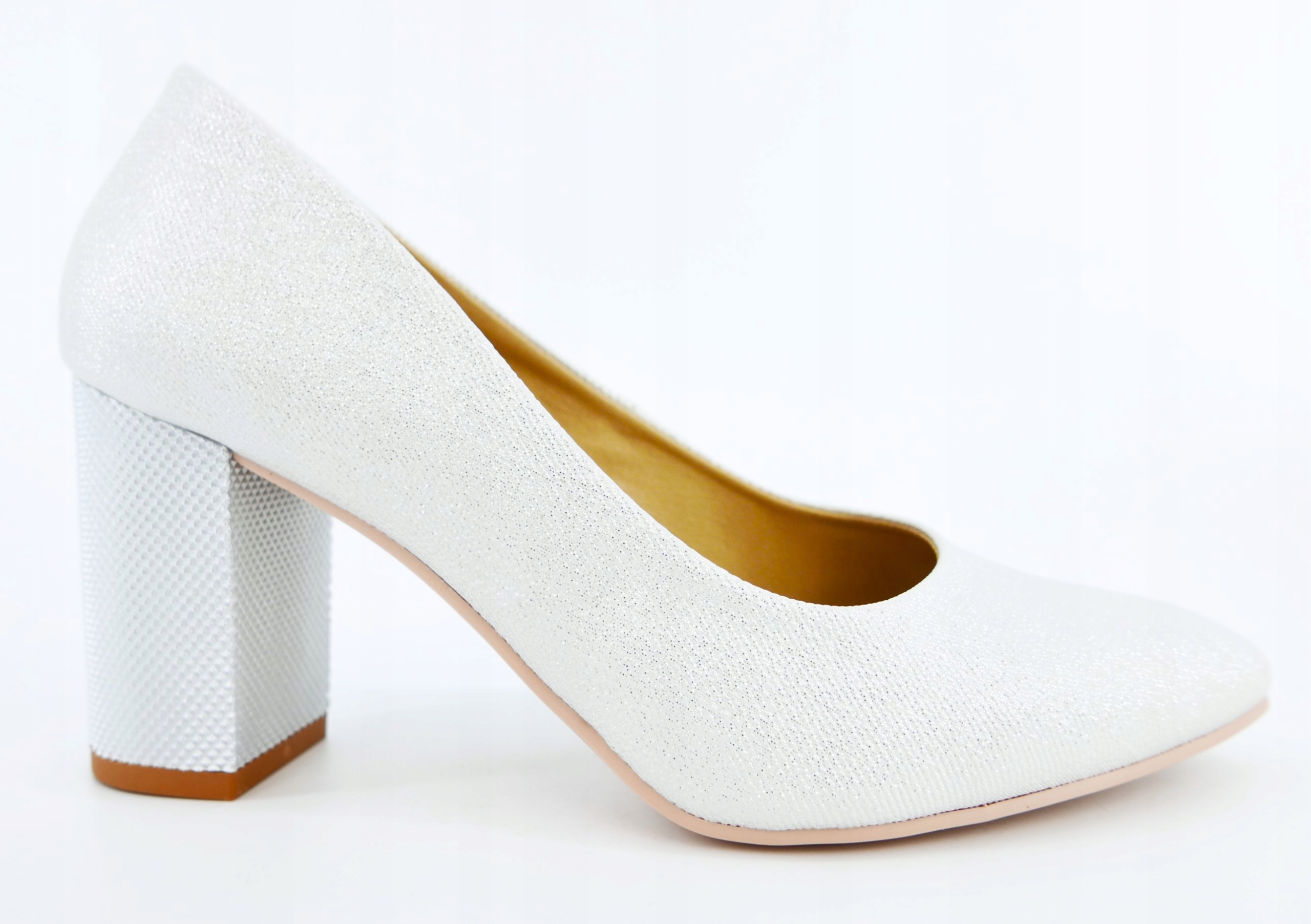 Skorpio Polské Dámské Stříbrné Lodičky R39