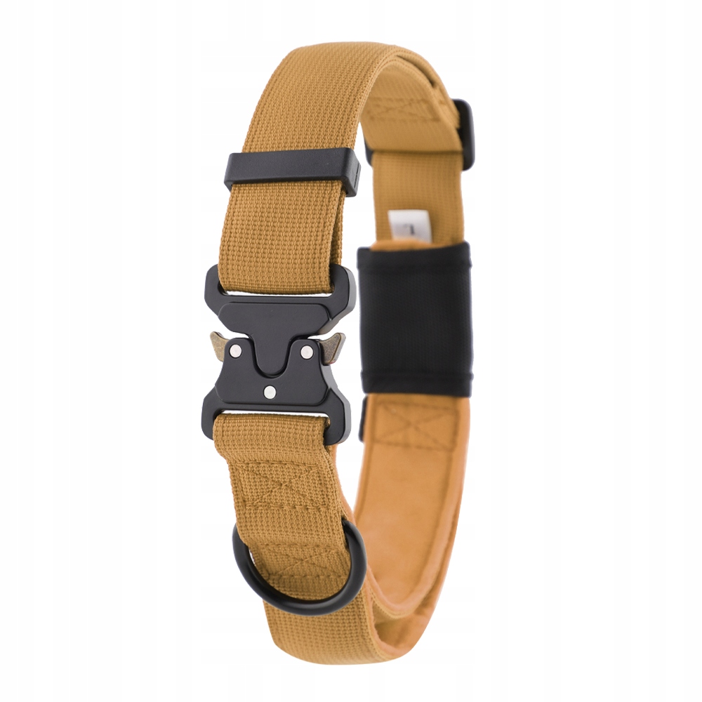 Levně Obojek pro belgického německého taktického ovčáka hnědý Huggy Doggy L