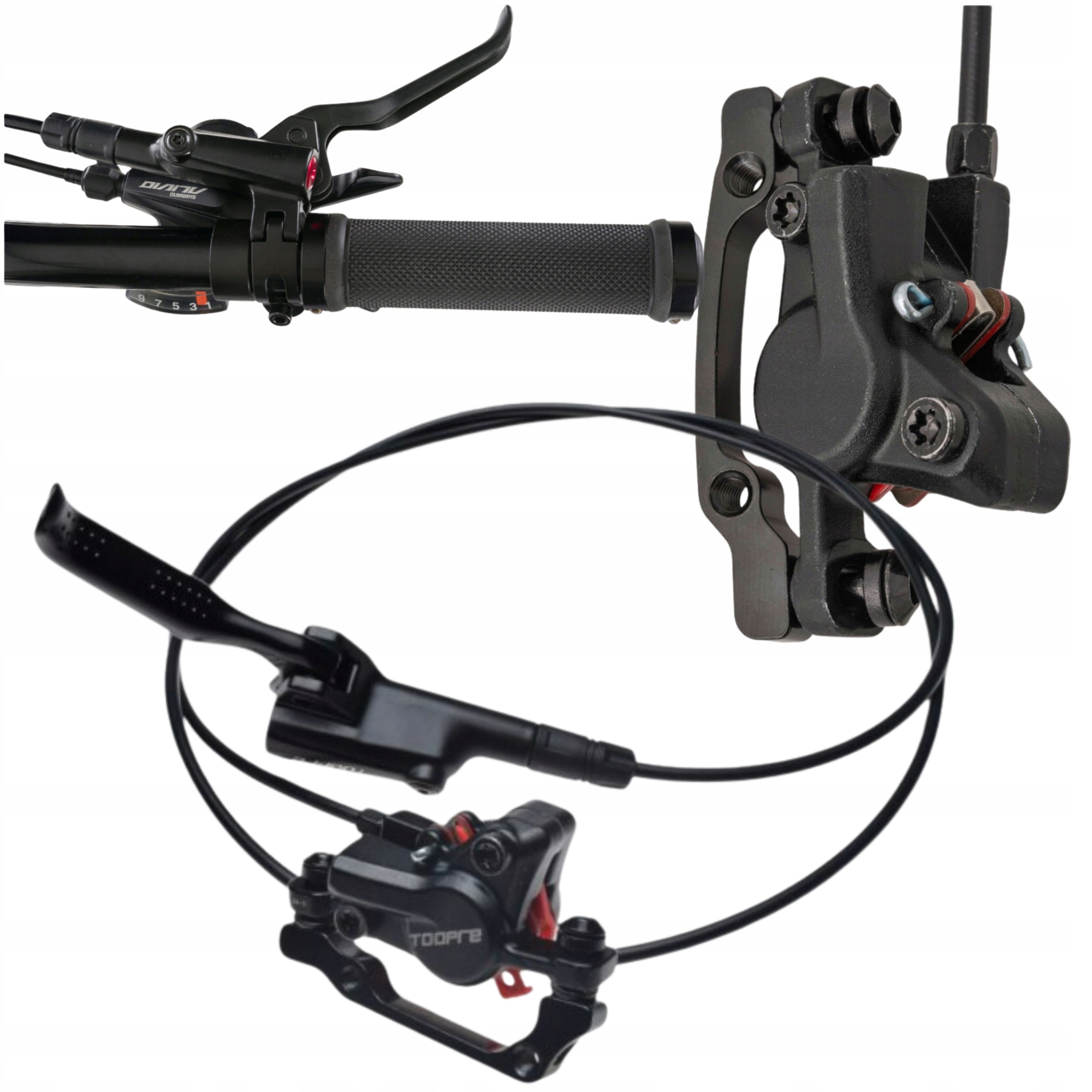 Toopre Rowerowy Hamulec Hydrauliczny Tarczowy Tył 1440 mm Mtb Góral