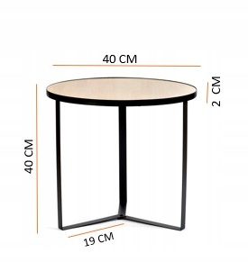 ROMER S - stolik kawowy industrialny loft balkon Kod producenta ROMER.S