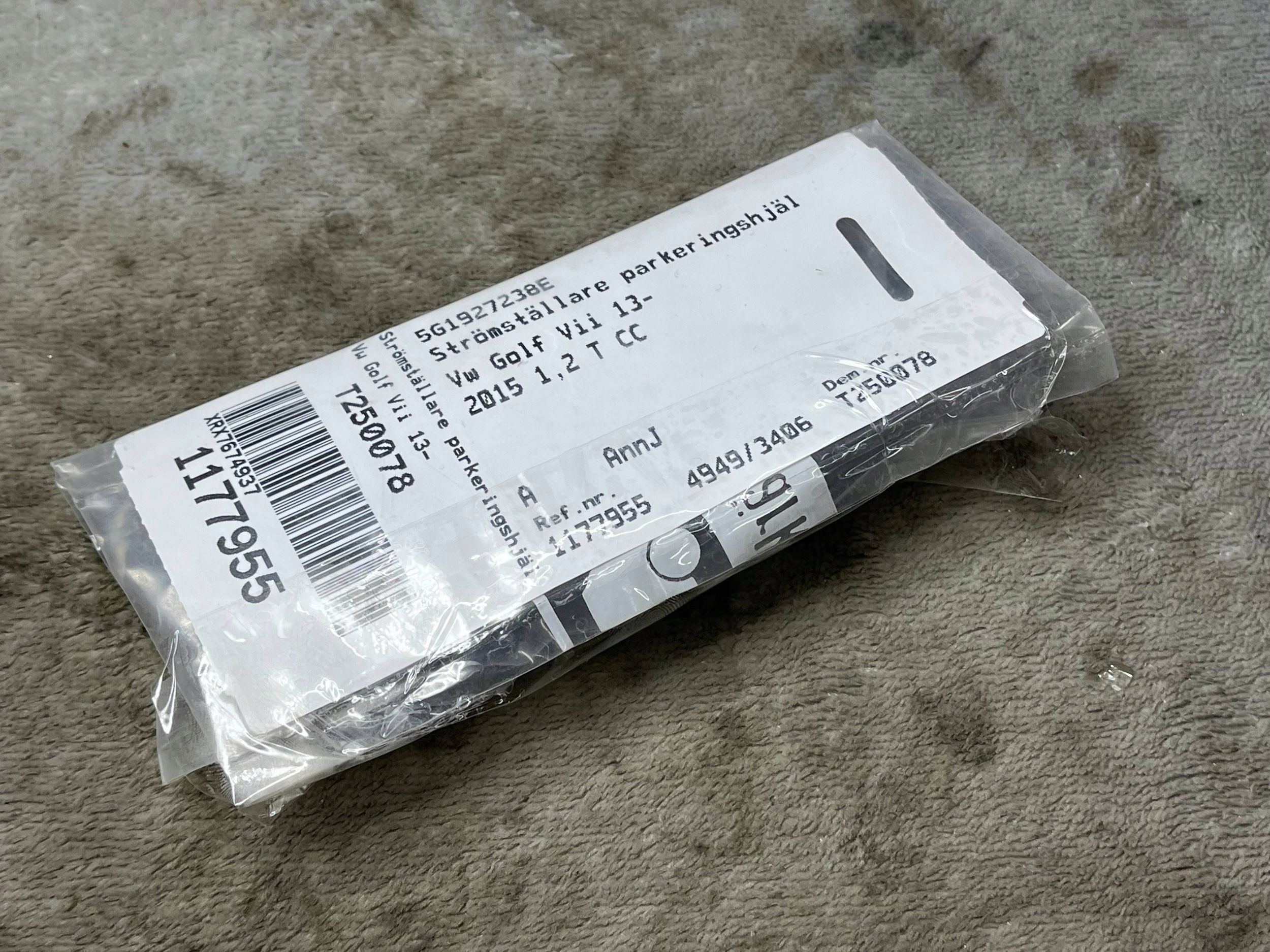 5G1927238E button switch PDC VW GOLF VII 2013-2020r !J