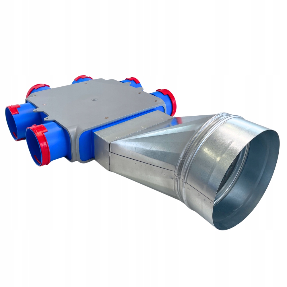 Rozvodová Skříňka 6x90/200 Rekuperace Flex Boční fi 200