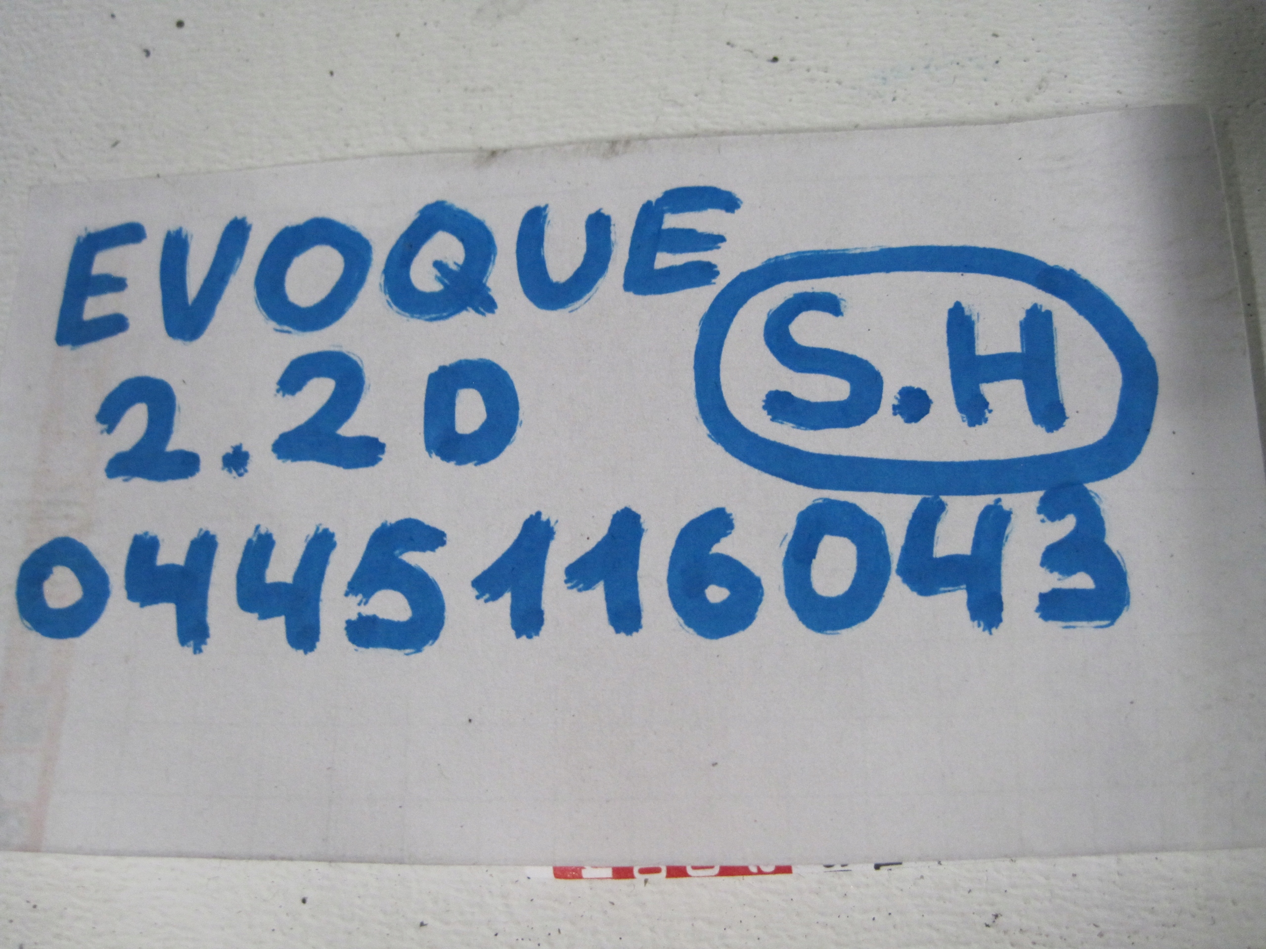 nozzles nozzle injector RANGE ROVER EVOQUE 2,2D 0445116043