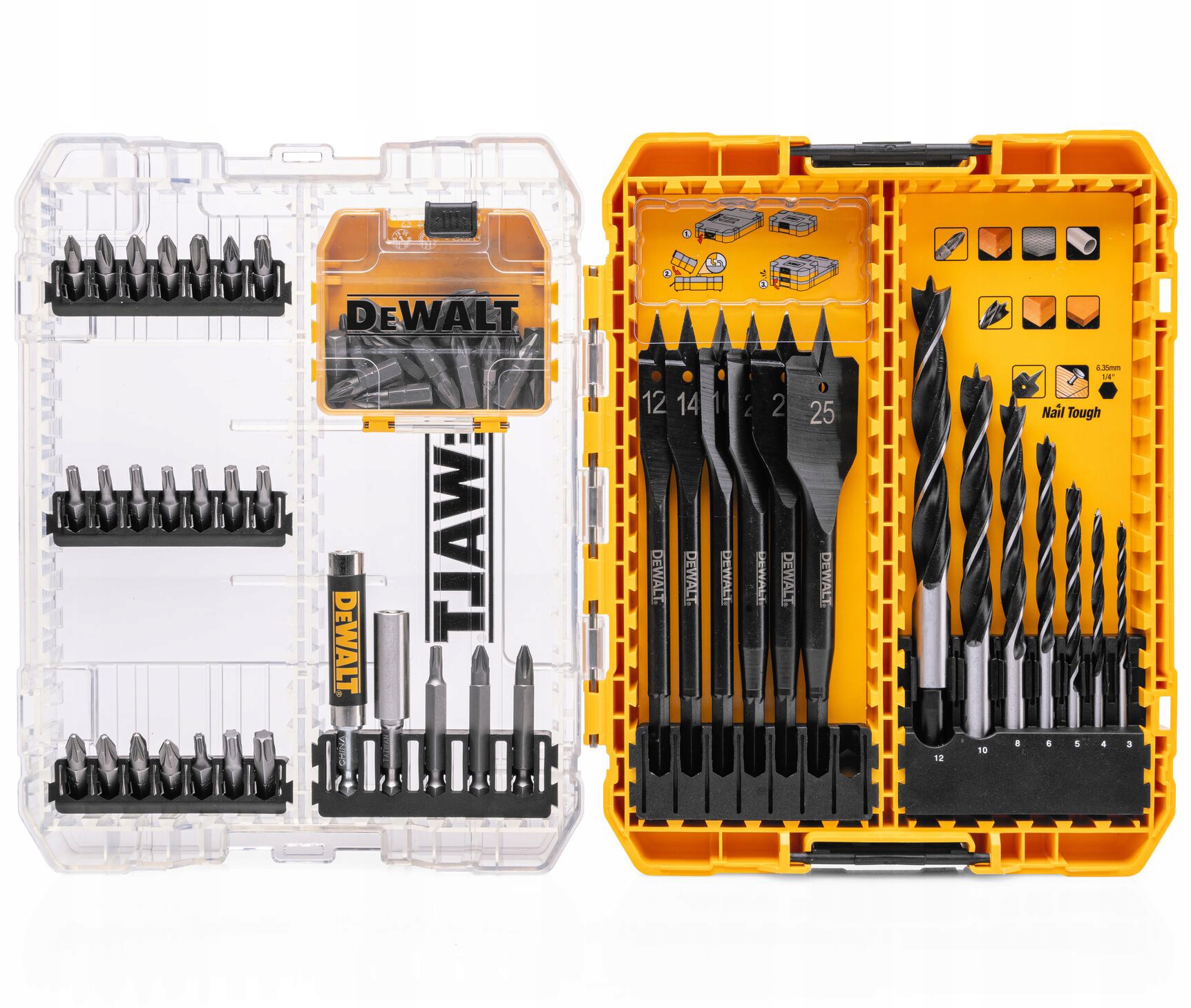 

Dewalt Zestaw Akcesoriów 57 Części DT70768