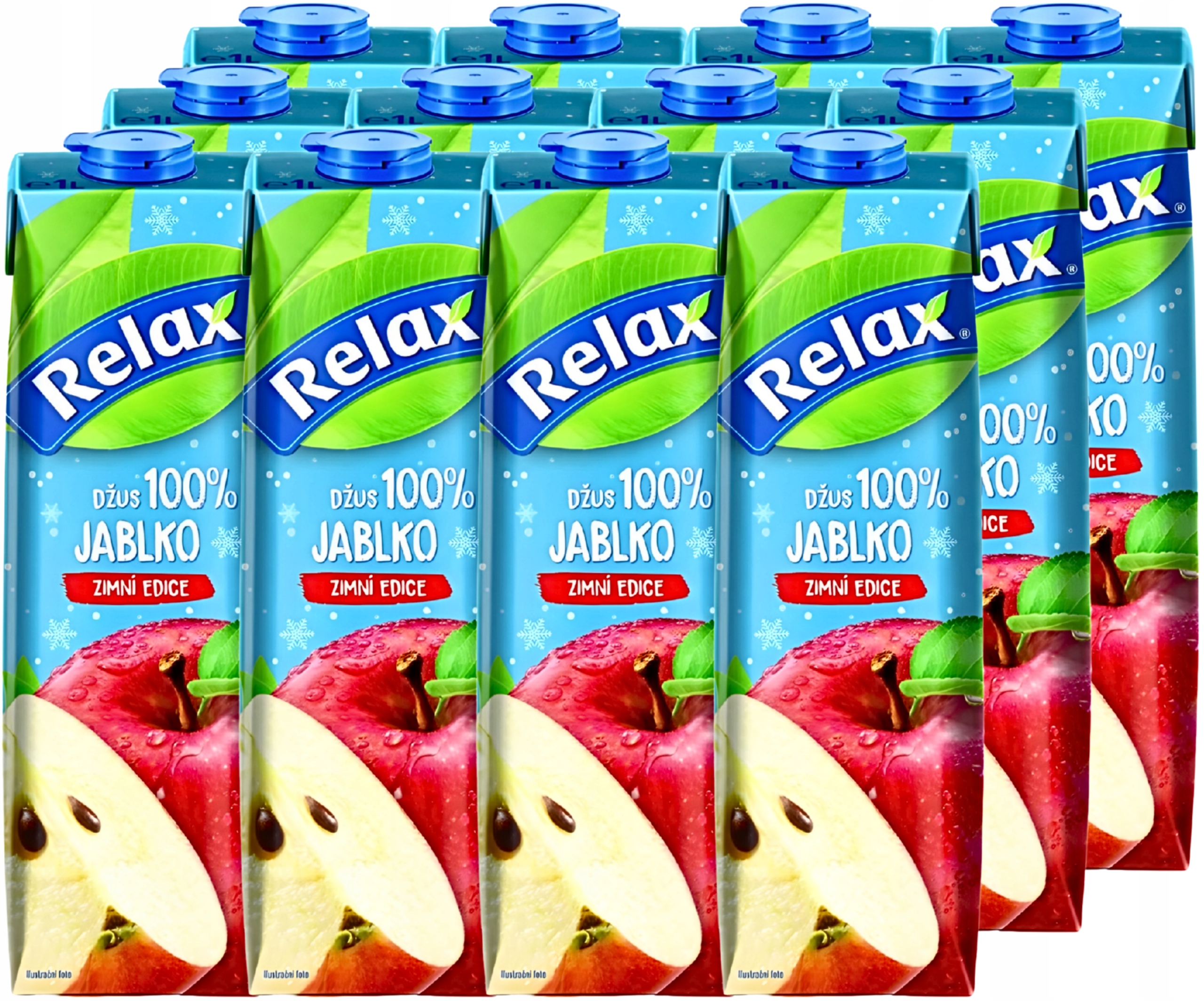 Relax Džus 100% jablko 12×1l