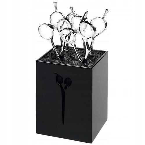 Detreu Profesionální Stojan Na Nůžky Pro Kadeřnické Nářadí Černý 6072