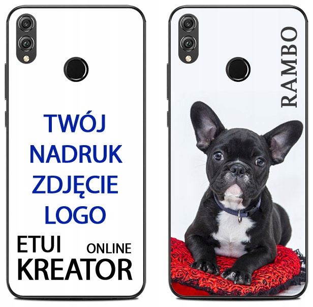 

Etui SIlikon Kreator Nadruk do Honor 8X