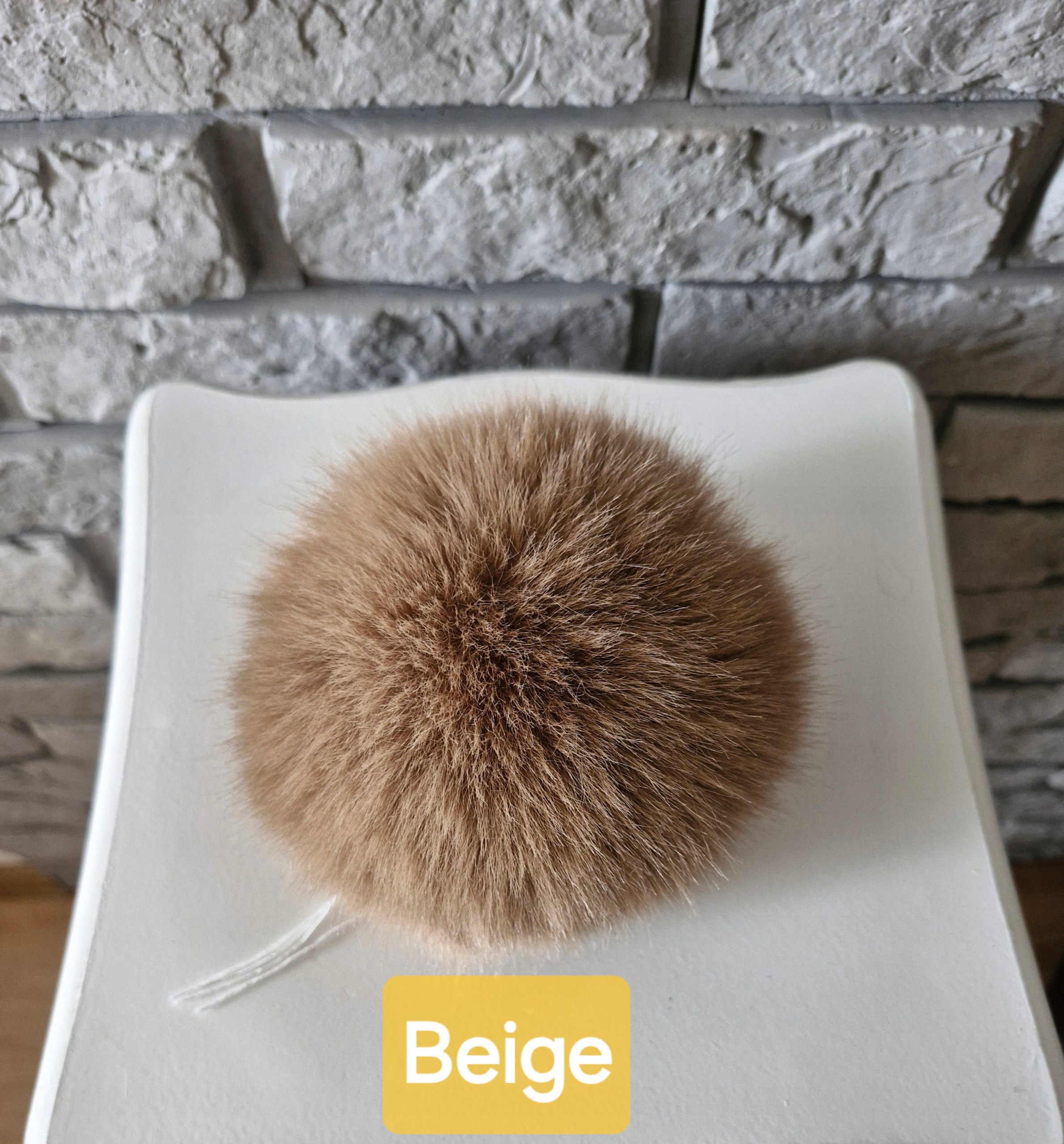 POMPON DO CZAPKI FUTRO LIS JENOT 15CM JAKOŚĆ !!!! Marka inna