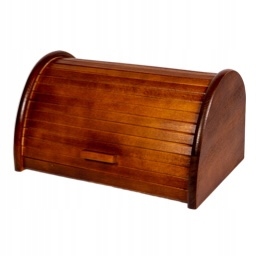 

Chlebak pojemnik drewniany Tęcza kolor brąz