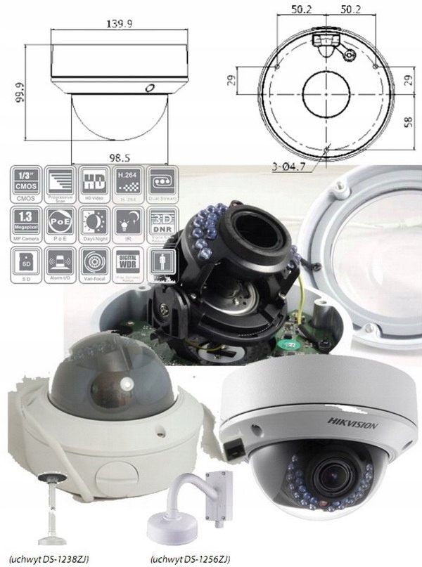 MONITORING DOMU ZEWNĘTRZNA KAMERA IP HIKVISION Marka Hikvision