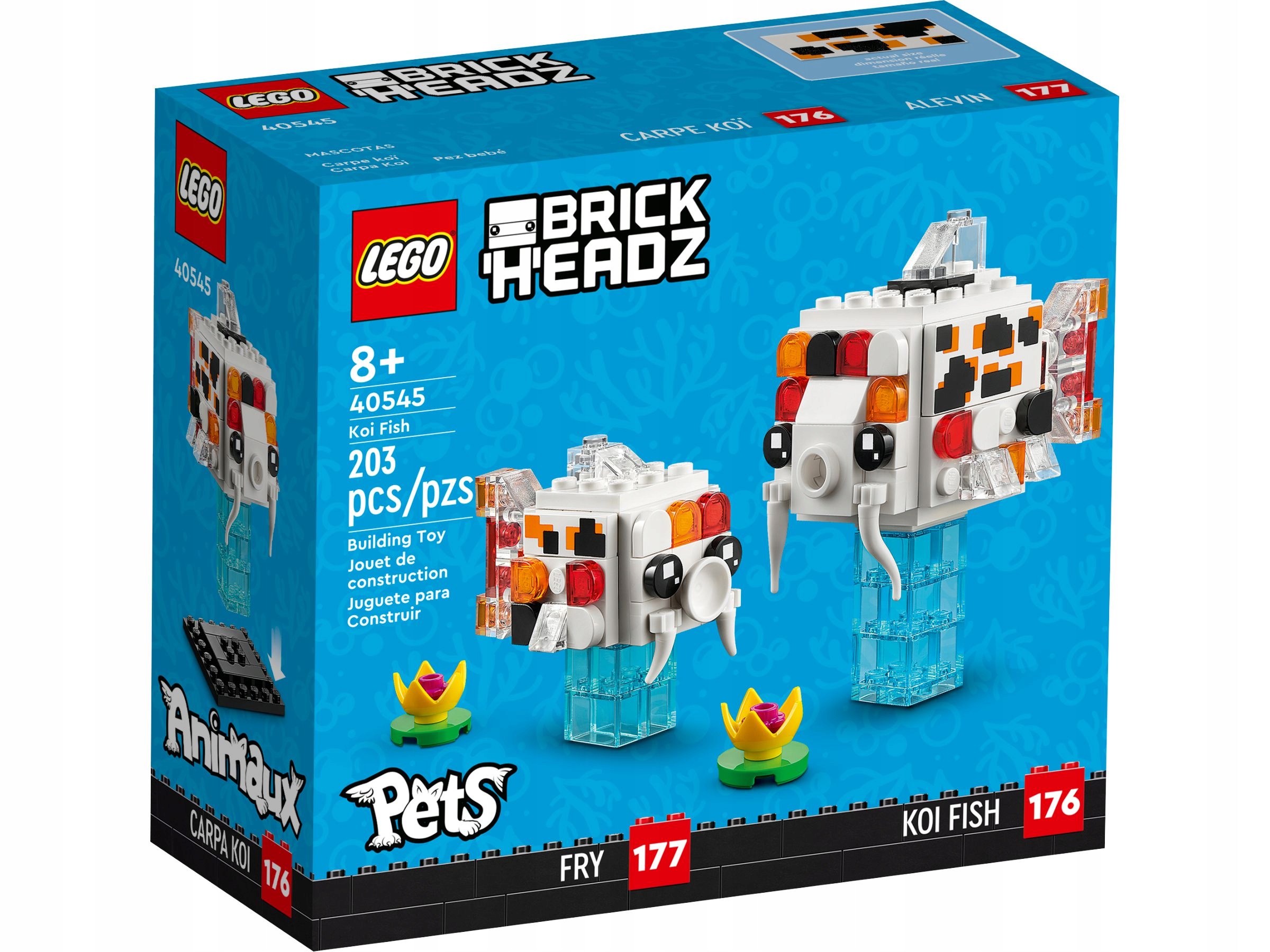 Originální Lego 40545 BrickHeadz Kapr koi Nové