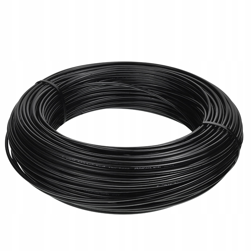 Tekalanový kabel Fi 4x1,0 mm černý Rolka 100 mb PA12 PTFI4MM100MBPA12