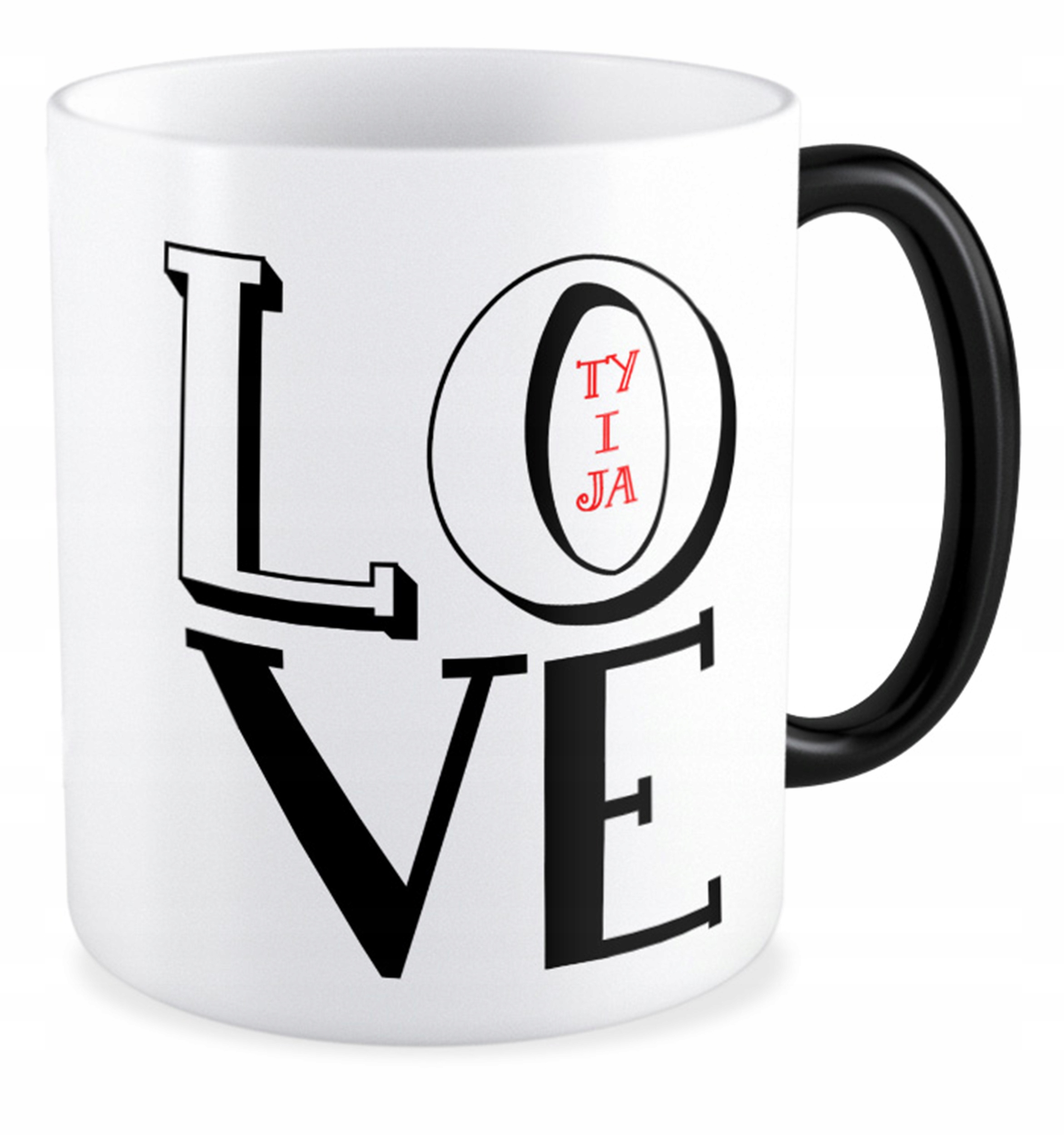 Kubek MAGICZNY WALENTYNKI DLA NIEJ NIEGO MIŁOŚĆ