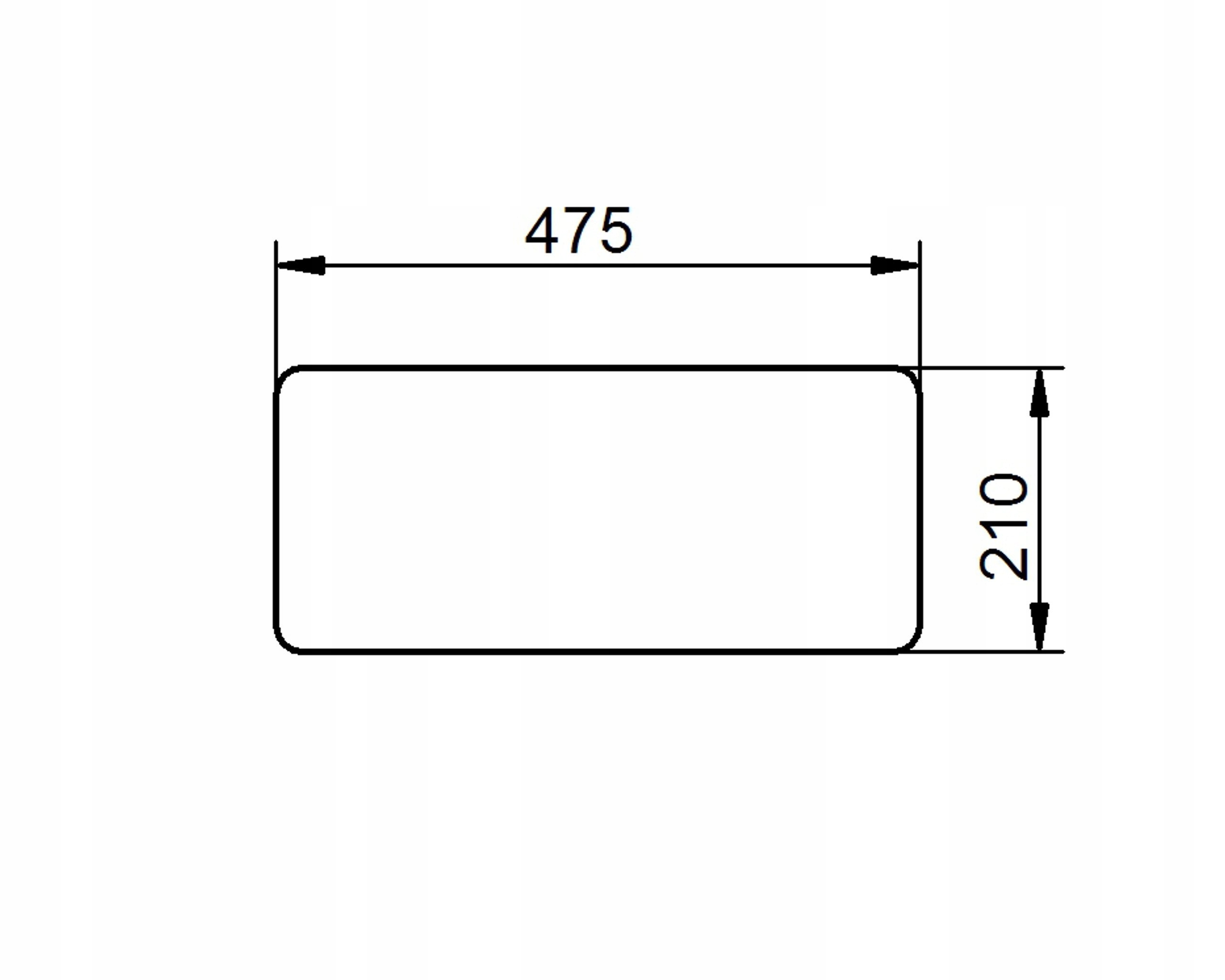 sklo Case 3210 3220 3230 kabina Lp zadní spodní