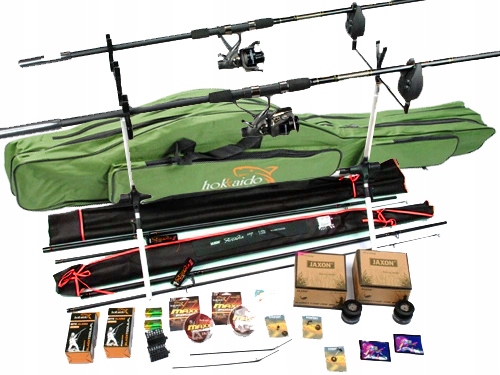 Zestaw Wędkarski karpiowy Jaxon 2x wędka 3,6m Z23