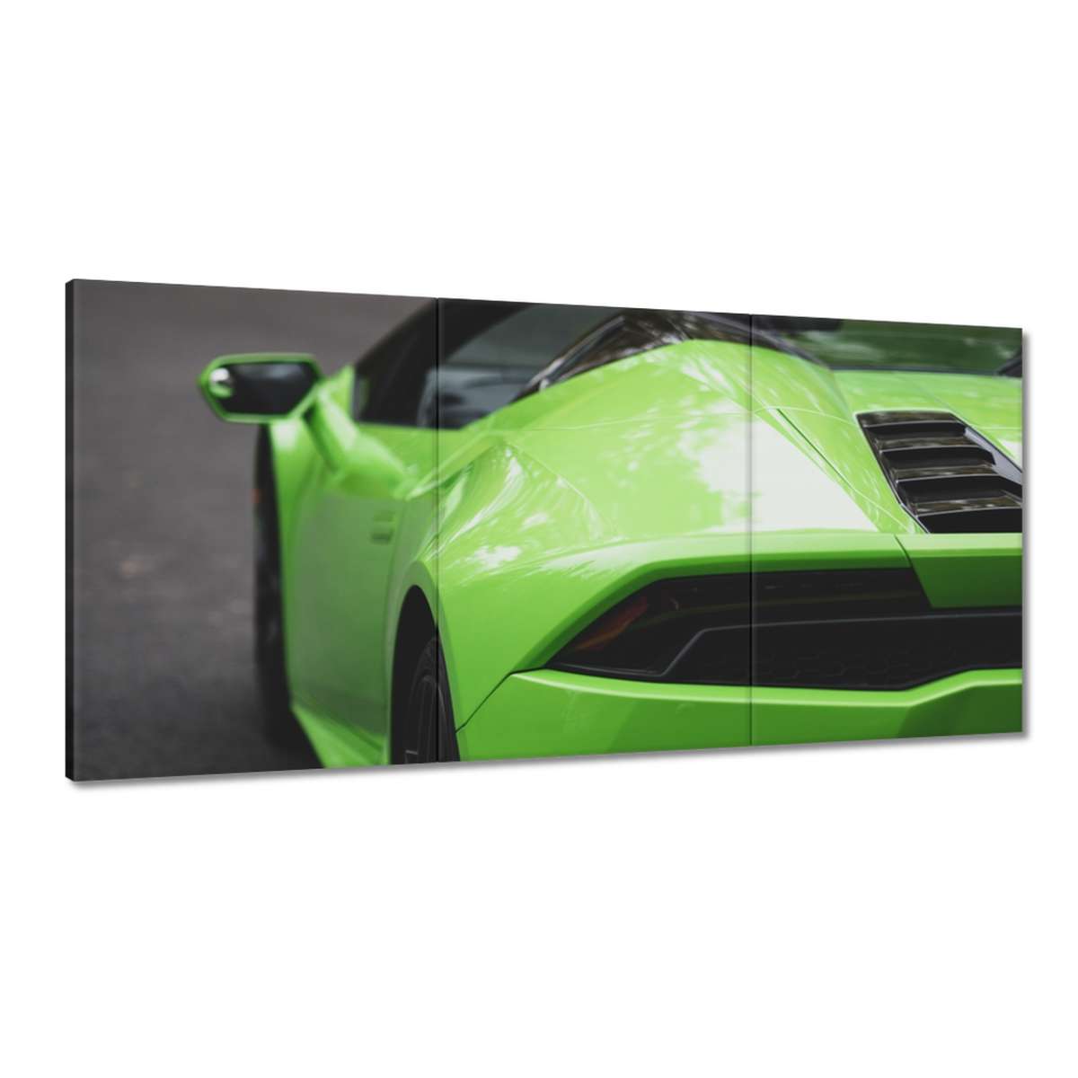 Obrazy 180x90 Zelené auto