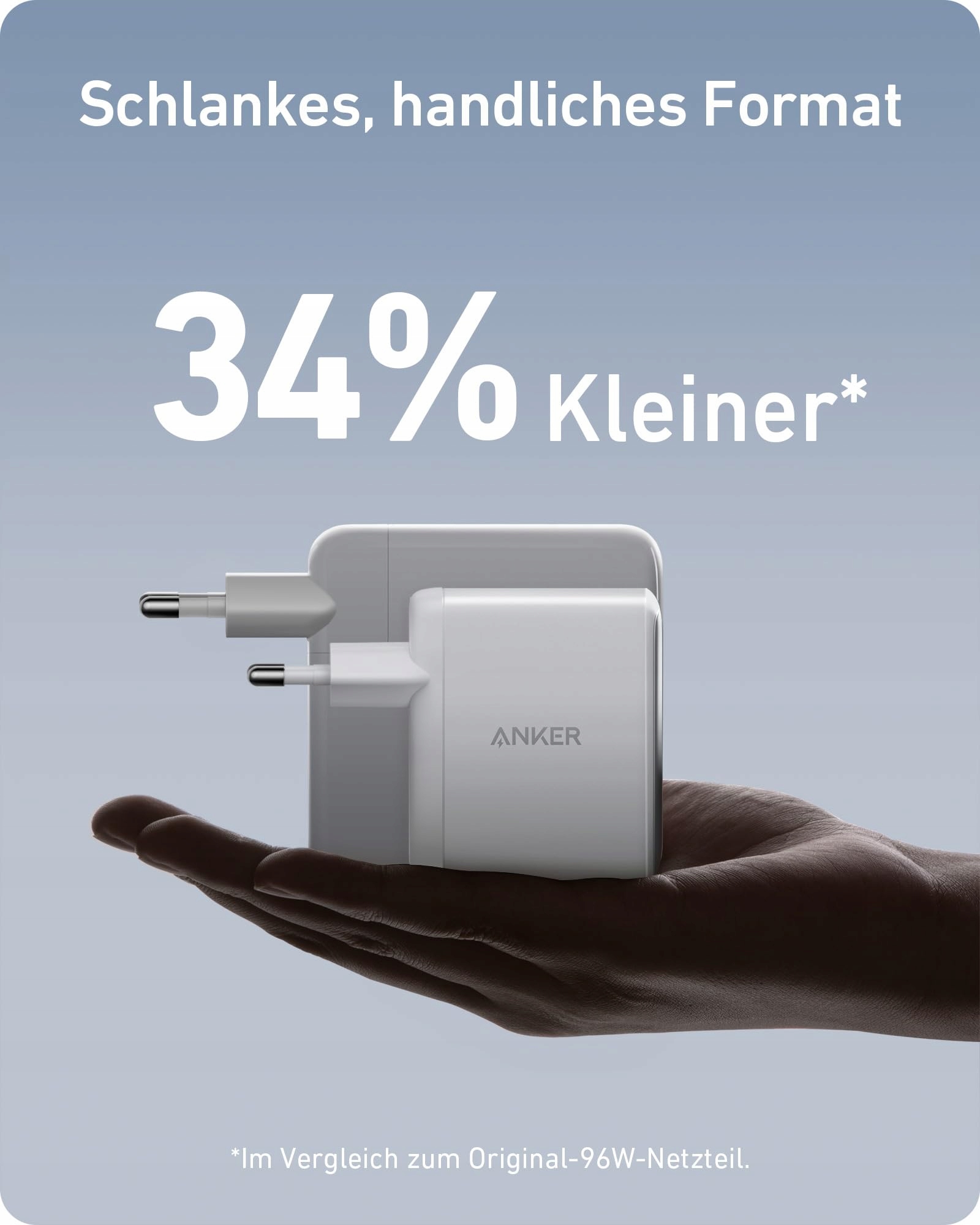 ANKER 100W USB C Szybka Ładowarka 3-Portowa Do MacBook i iPhone 15 — miniatura 3