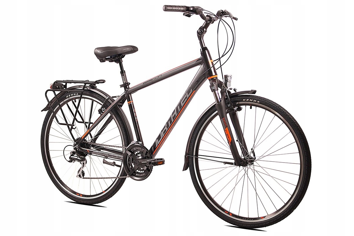 Rower Trekkingowy Northtec Bergon Vb-ac Solidny Pomarańczowy
