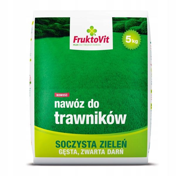 

Nawóz do trawników Soczysta Zieleń FruktoVit 5 kg