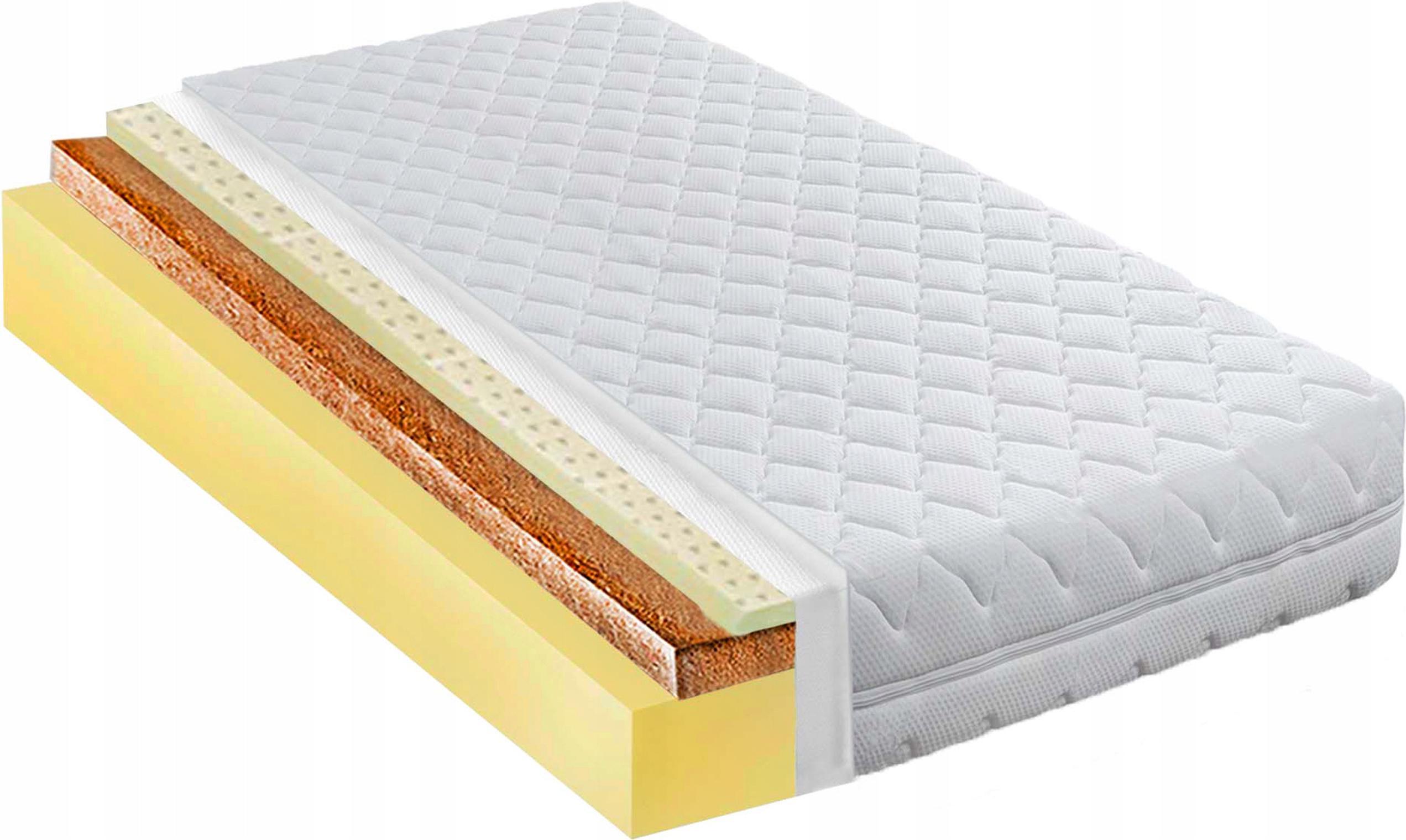 Penový matrac 140x190 s kokosovou a latexovou pl penou leto/zima H2