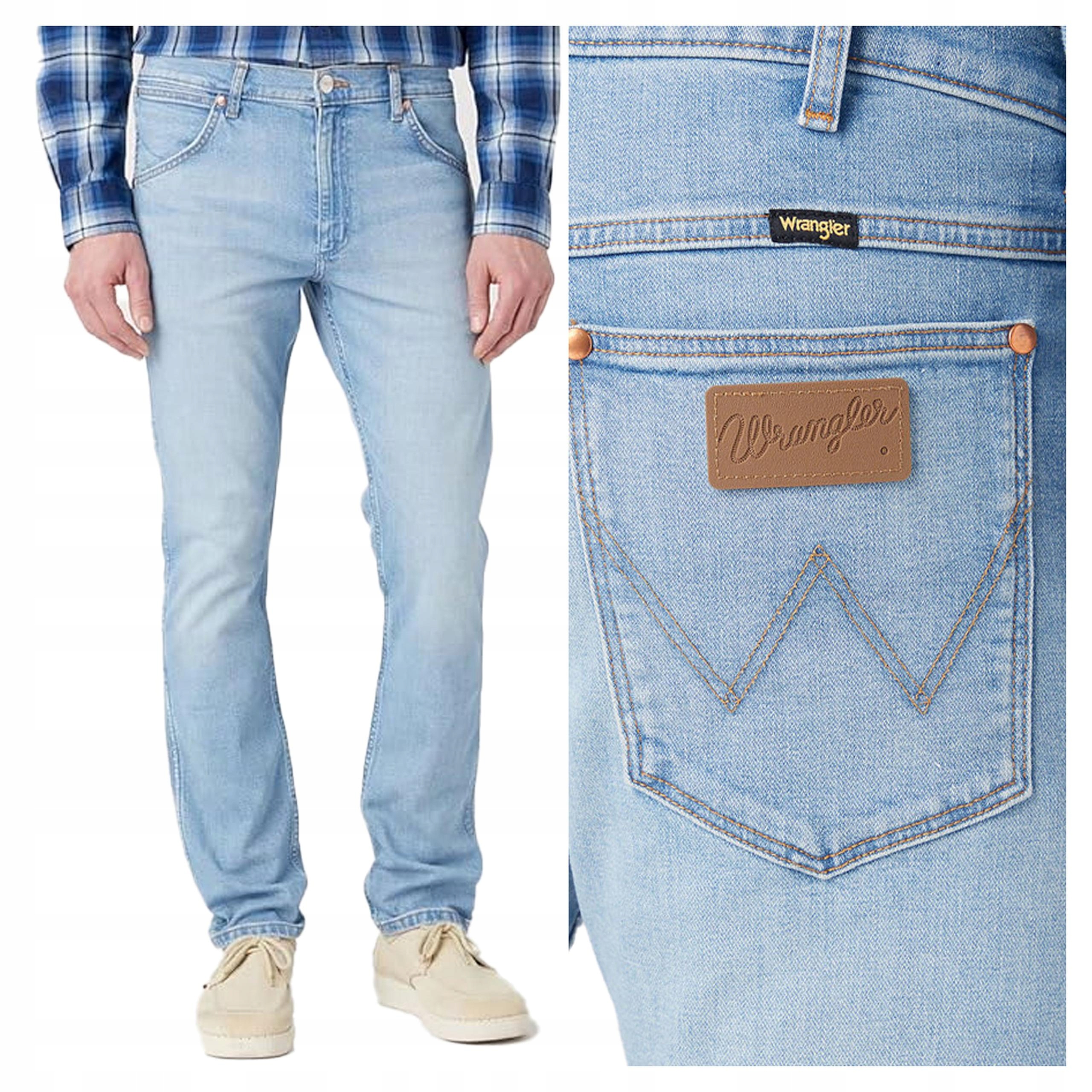 Pánské jednoduché džínové kalhoty Wrangler 11MWZ 36/34