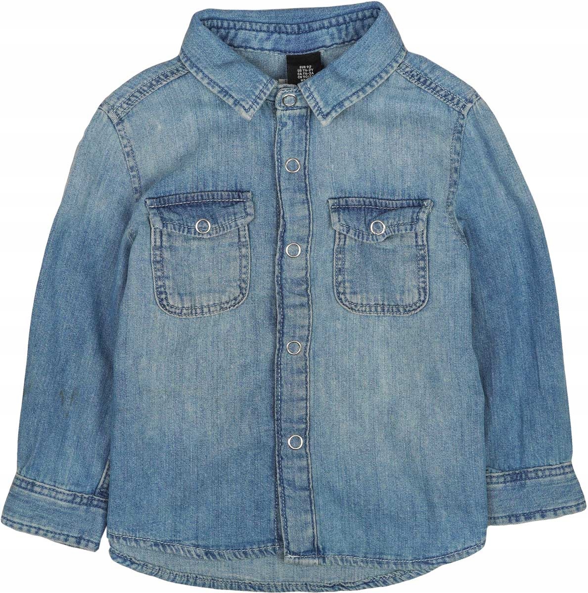 

H&m Dziecięca Jeansowa Koszula Bawełna 104 cm