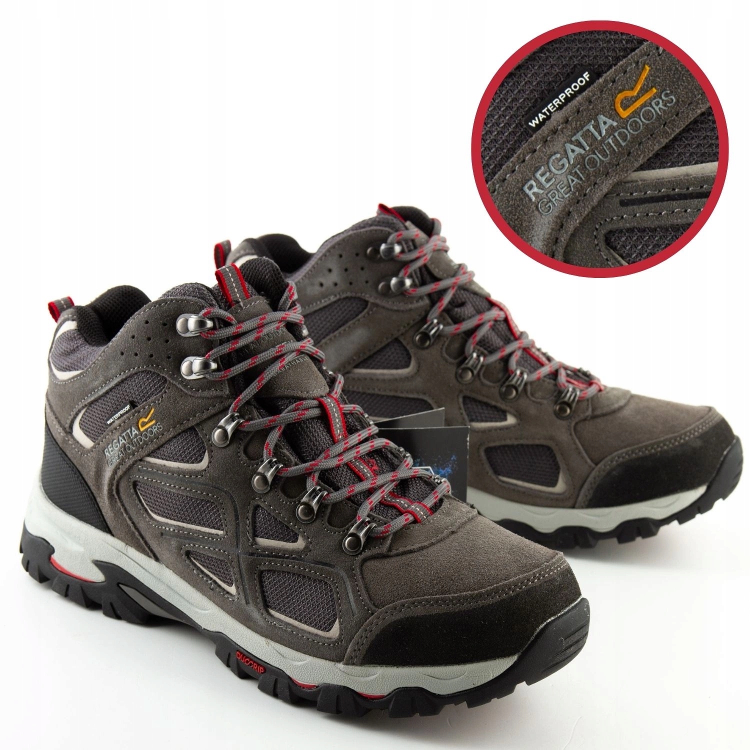 Pánské trekové boty Regatta Tebay MID nepromokavé trekové boty šedé vel. 44