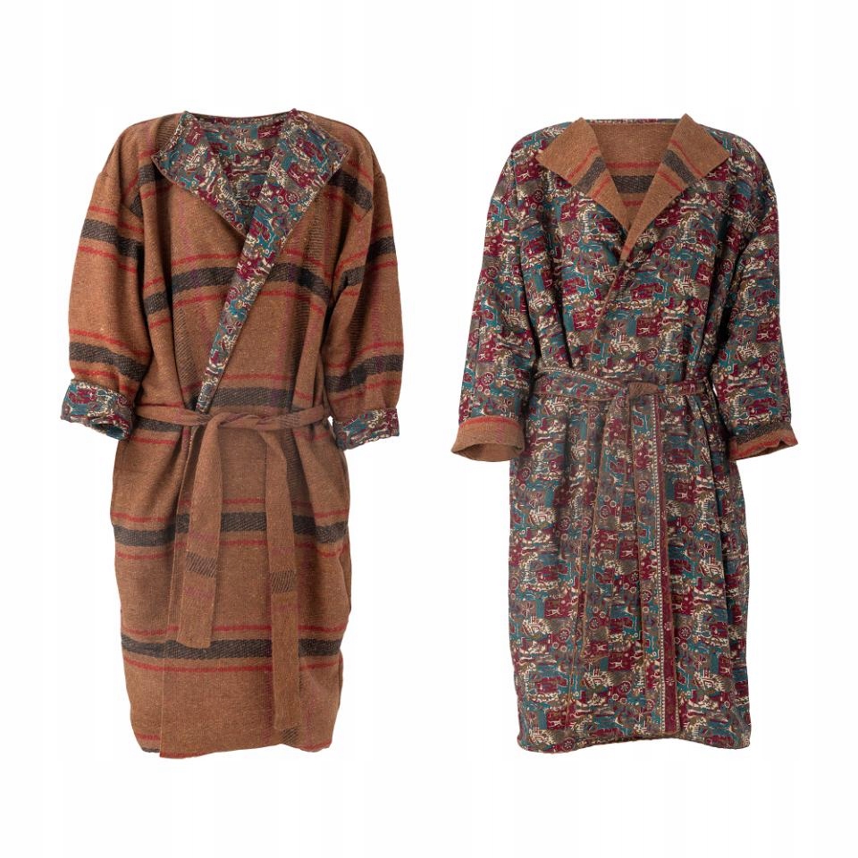 Bloomingville Rieti Kimono Oboustranné Hnědé