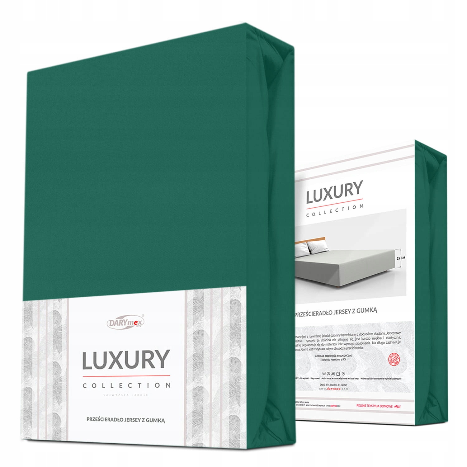 Prostěradlo jersey elastan s gumičkou GREEN/ZELENÁ/140x200x30