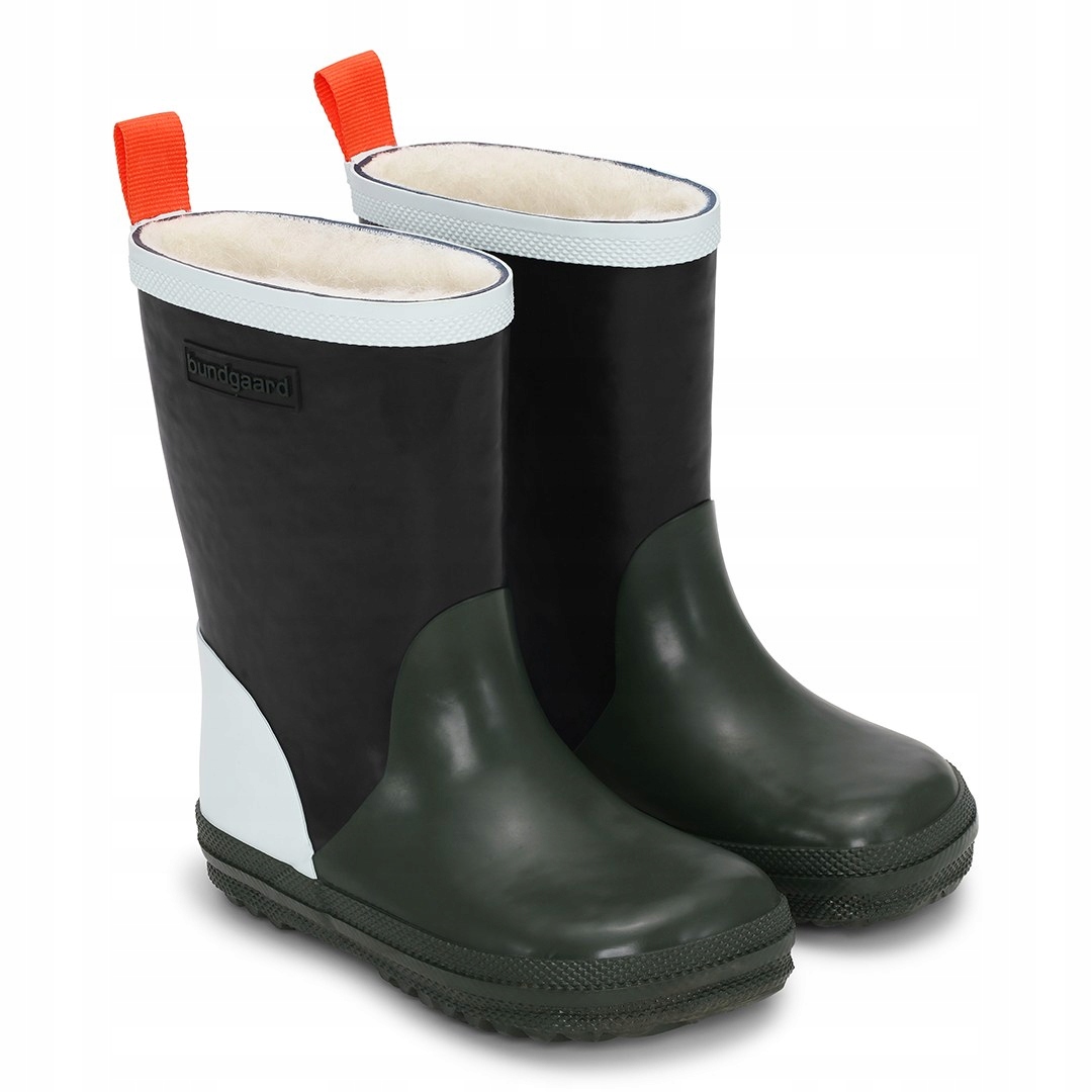 Kalosze Ocieplane Barefoot Bundgaard Charly High Navy/army/pistachio R.33