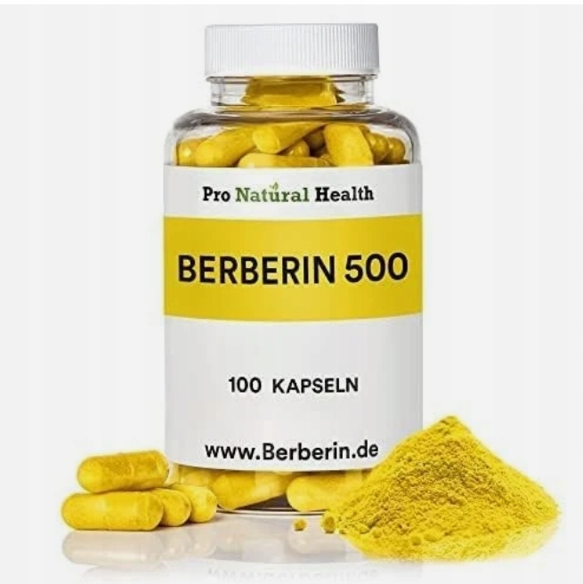 Pro Natural Health Berberyna 500mg 100 kapsułek