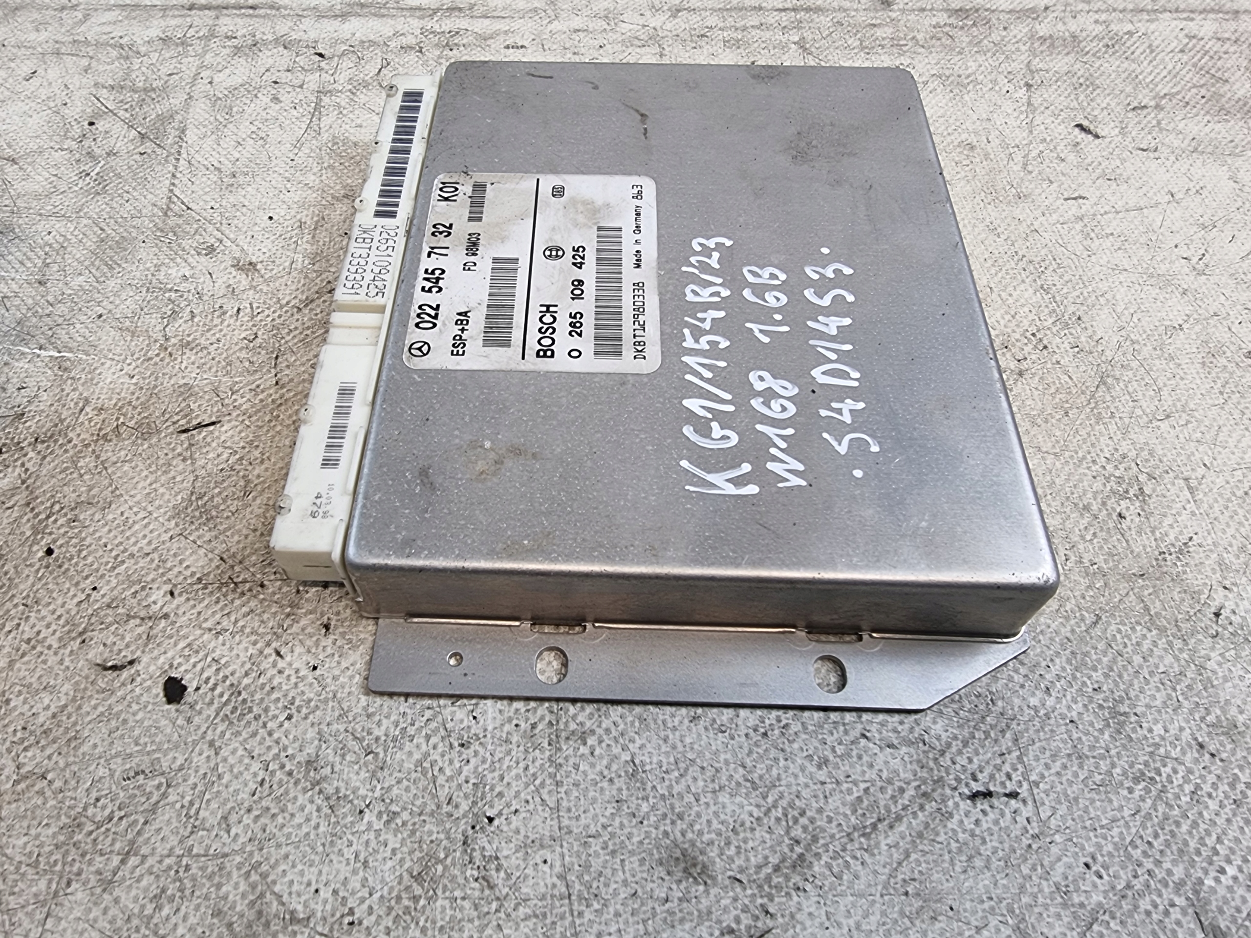 module control unit ESP OE 0225457132 MERCEDES A KLASA W168 1.6B