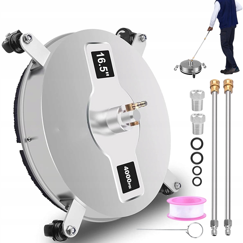 Terasová Myčka Na Kolečkách Pro Velké Plochy, Myčka Na Povrchy