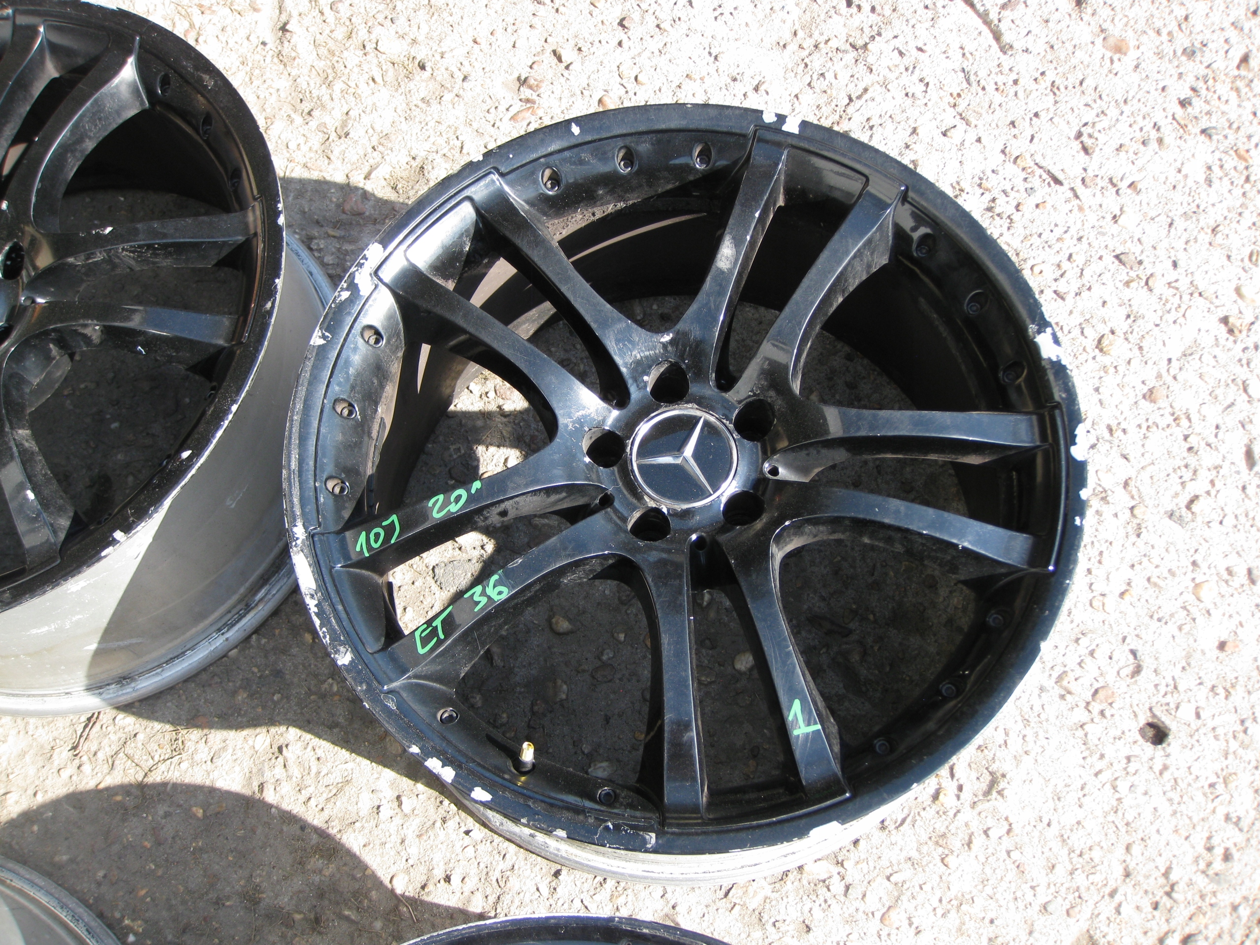 MERCEDES discs aluminium 10" x 20" ET 36 5x112