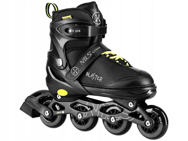 Regulowane rolki łyżworolki dziecięce młodzieżowe rekreacyjne r. 35-38 Nils