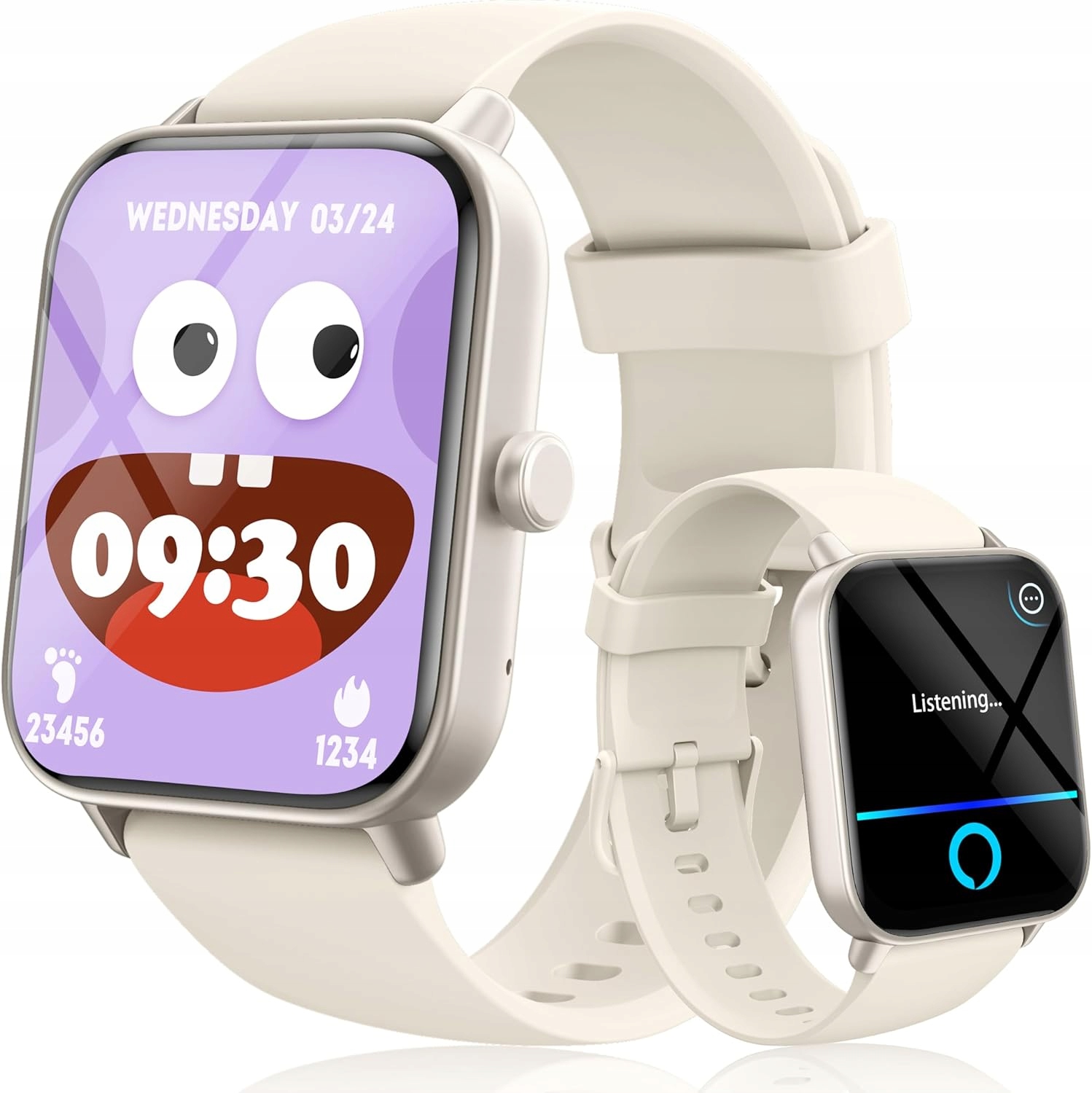 Chytré Hodinky Dětské Fitness IP68 Hovory 100 Sportů 1,8 Palce
