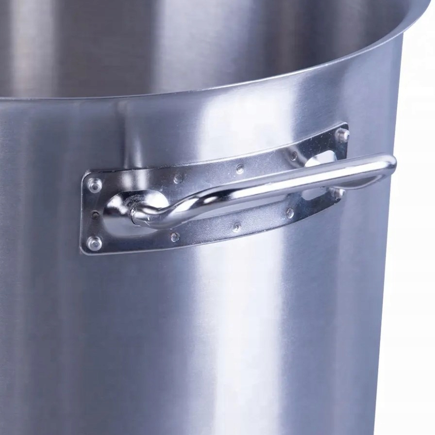 GARNEK NISKI 0,8L Z POKRYWĄ STAL NIERDZEW. ECO1275 Marka Szron