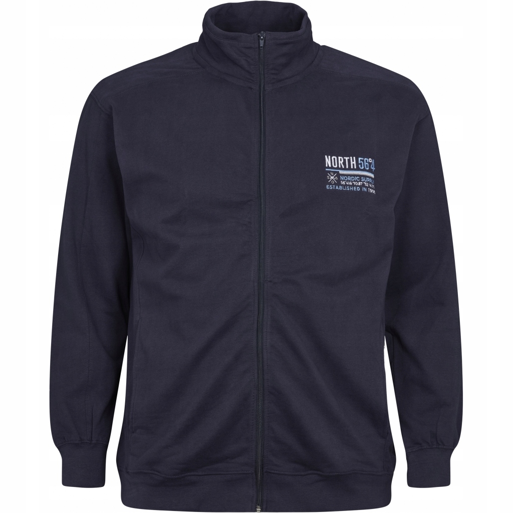 North 56*4 Rozepínací Mikina Velké Velikosti 7XL 176 CM