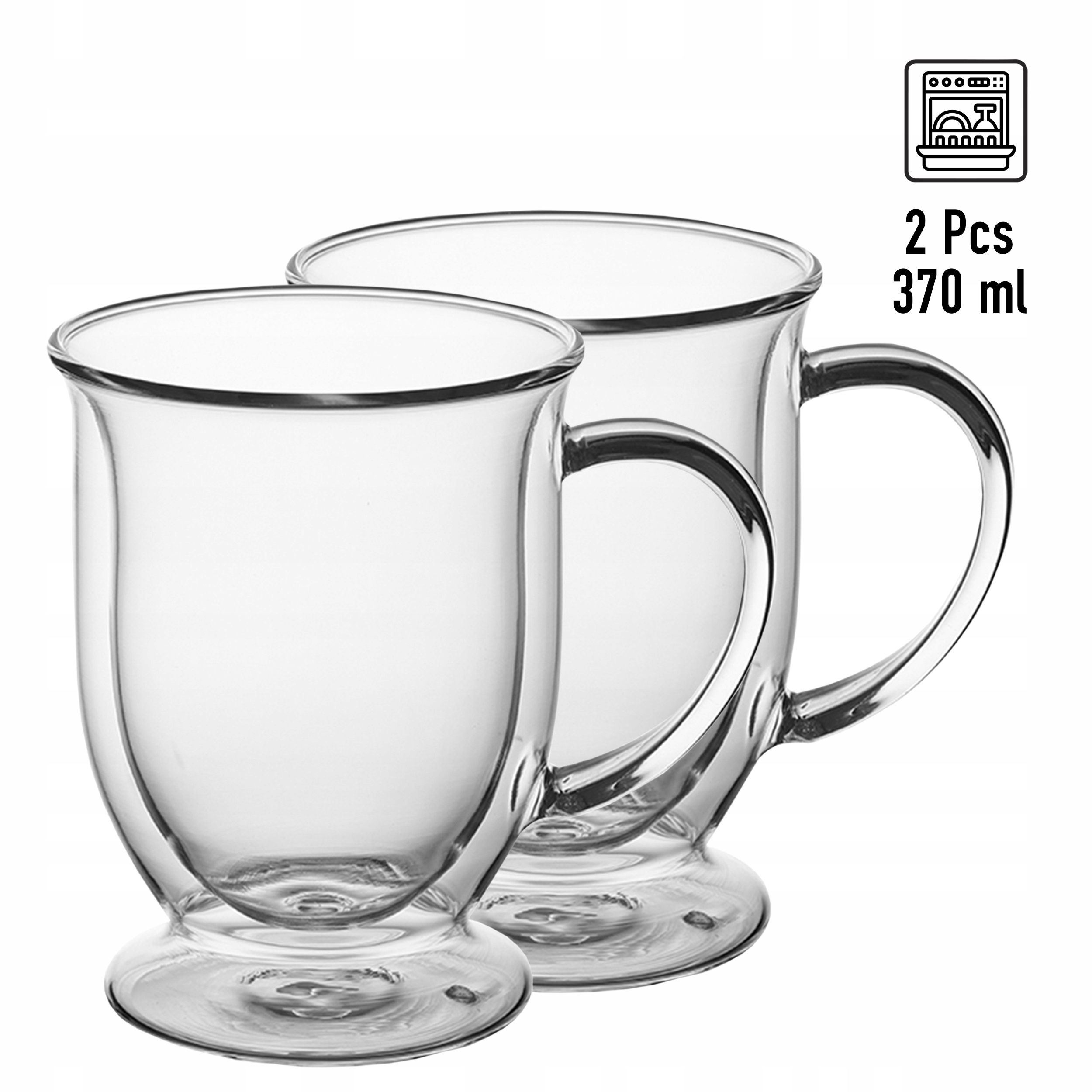 SZKLANKI TERMICZNE KUBKI DO KAWY LATTE HERBATY ZESTAW 2 szt. KAMILLE Marka Kamille