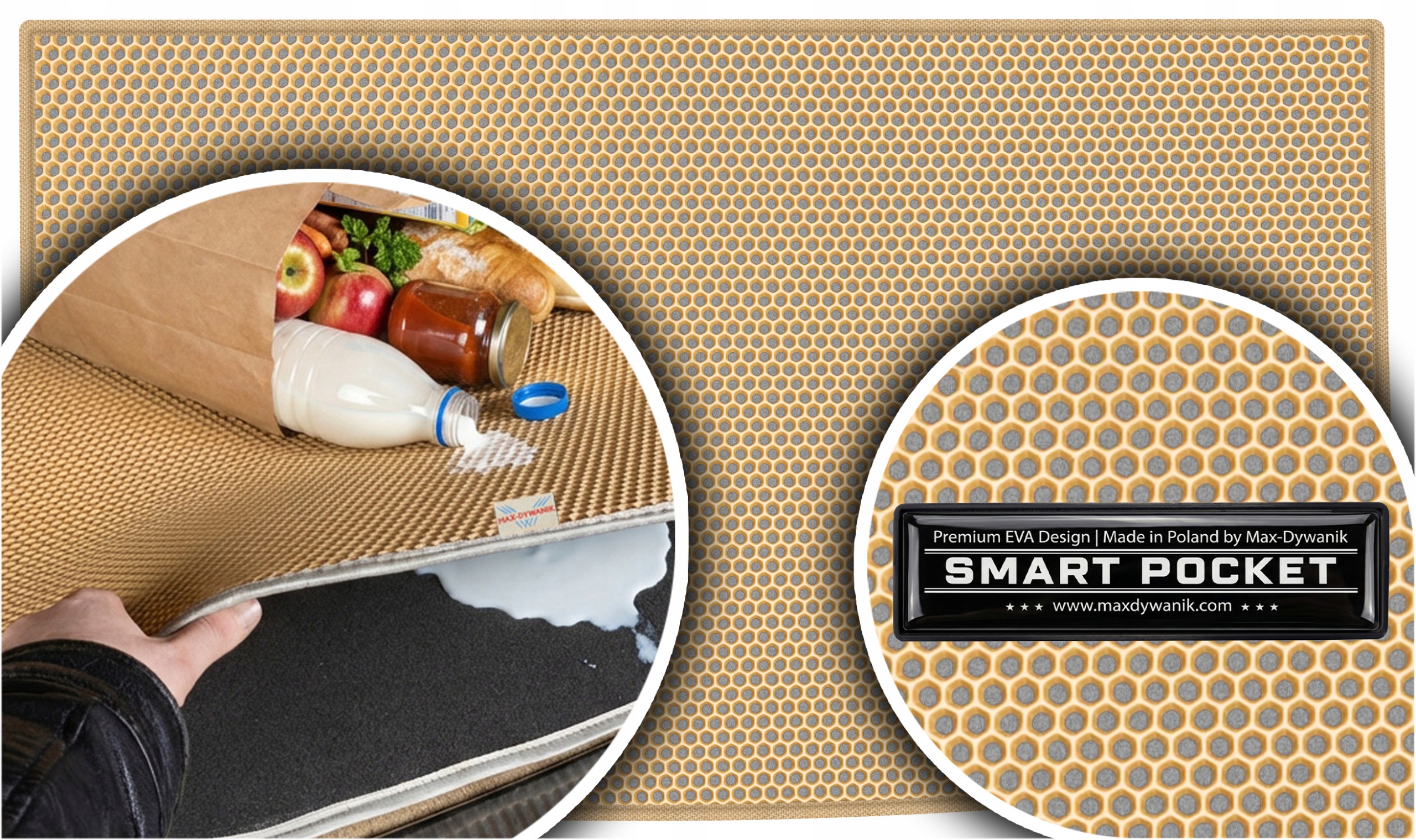 Renault Zoe Hatchback od roku 2012-2024. Vložka do kufru Eva Smart Pocket Béžová