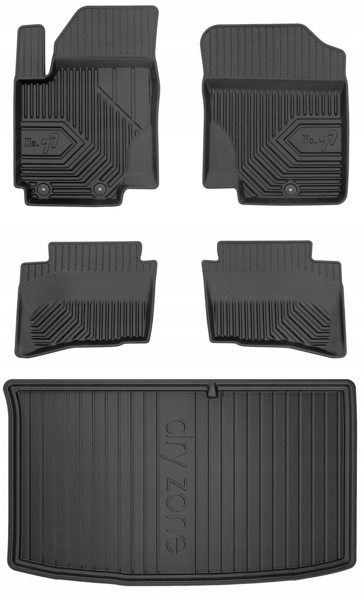Set 77 Koberce a rohože Hyundai i20 1 Hatchback 2008-2015