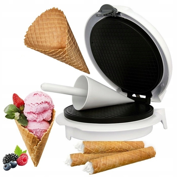 Wypiekacz Do Wafli Waflownica Rożków Rurek 1500W CR3082