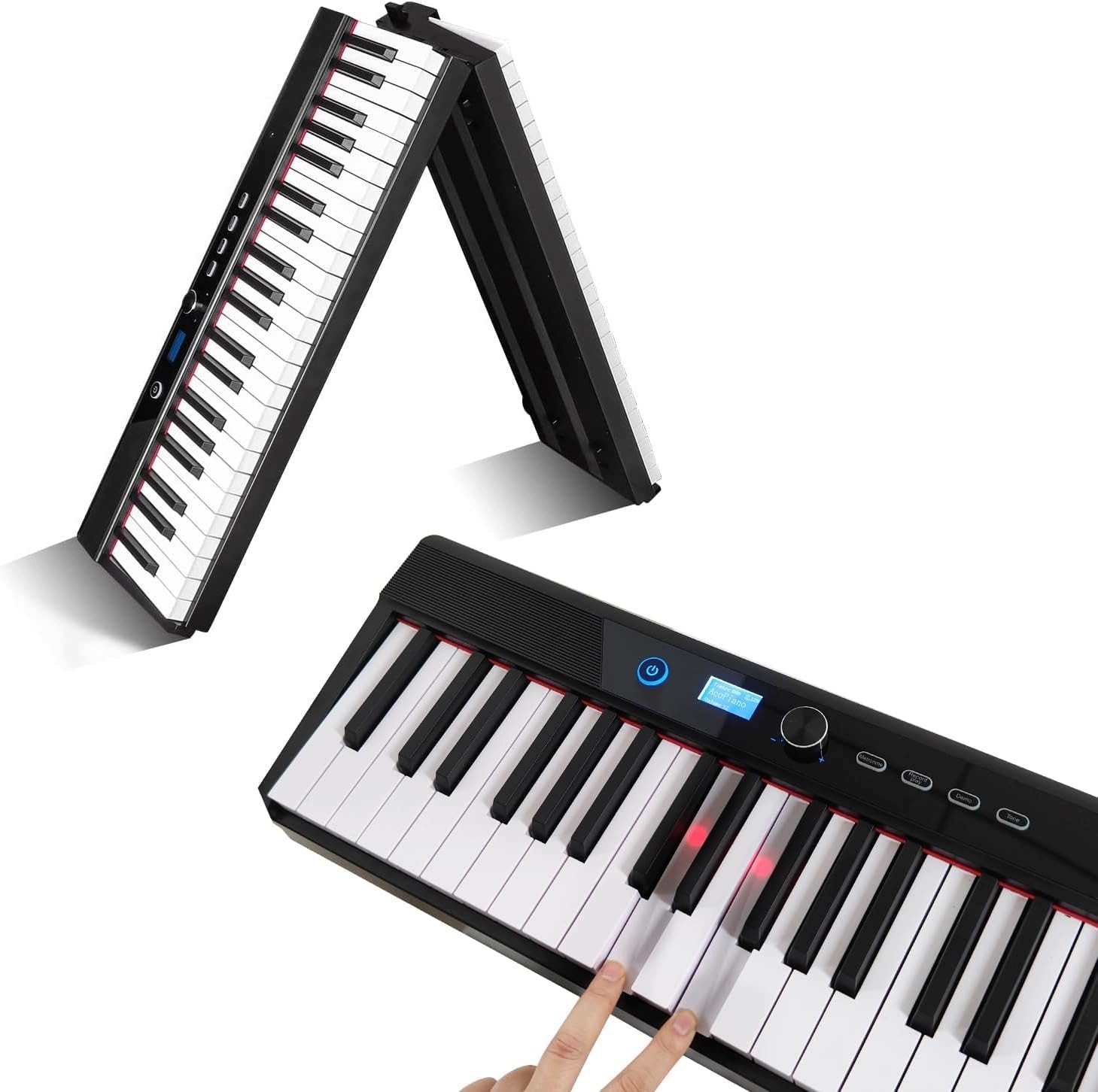 Klawiatura fortepianowa Coolmusic KD16 88 klawiszy Składana Przenośna