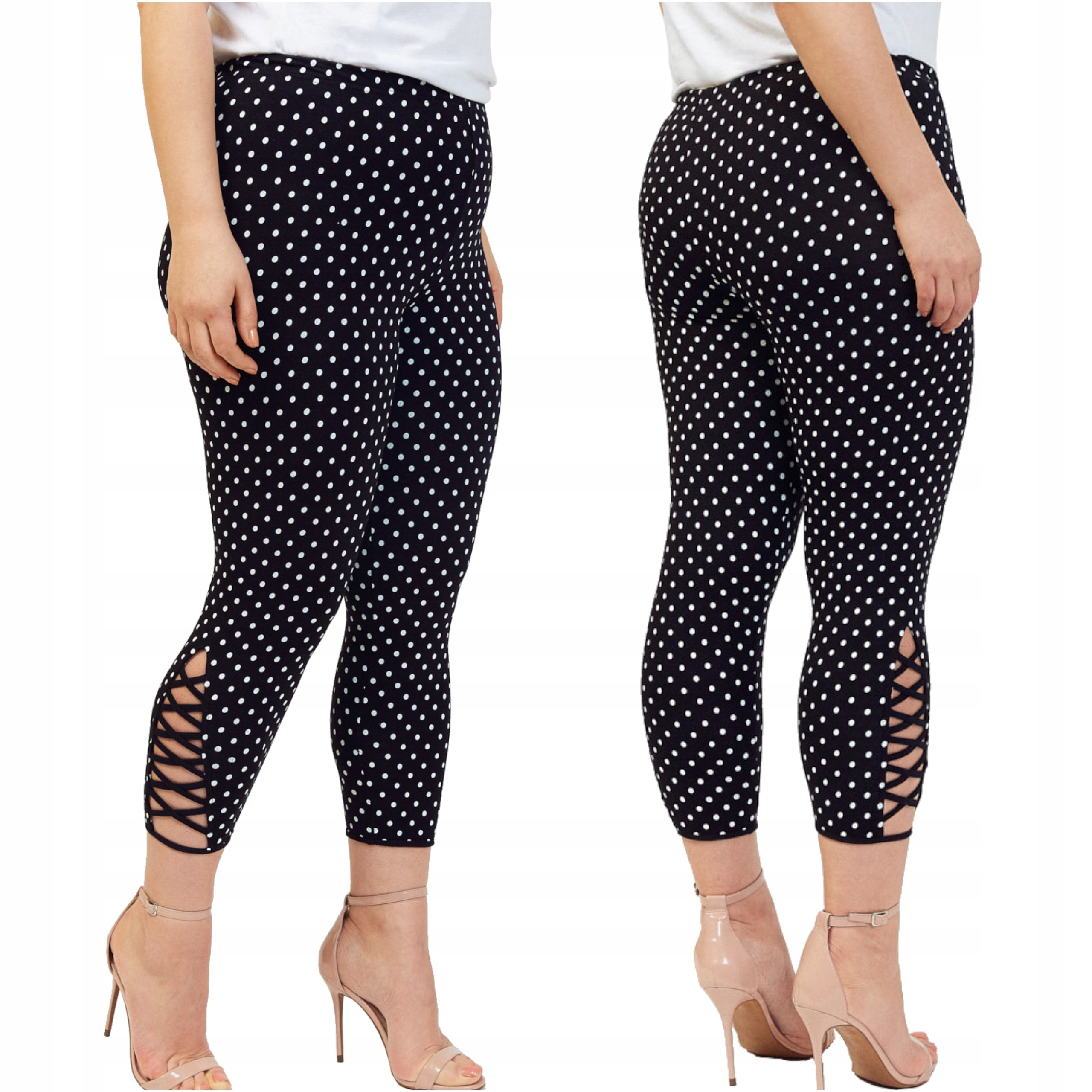 Dámské legíny Legíny 34 Legíny Vysoký pas Gumička Velké Polský Výrobce